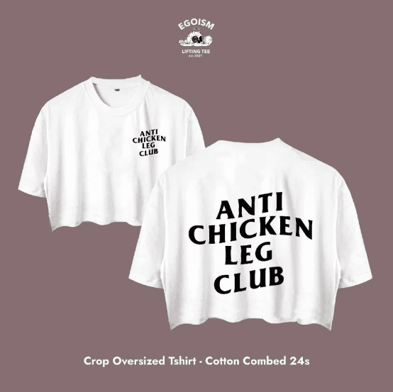 anti chicken leg tshirt 2