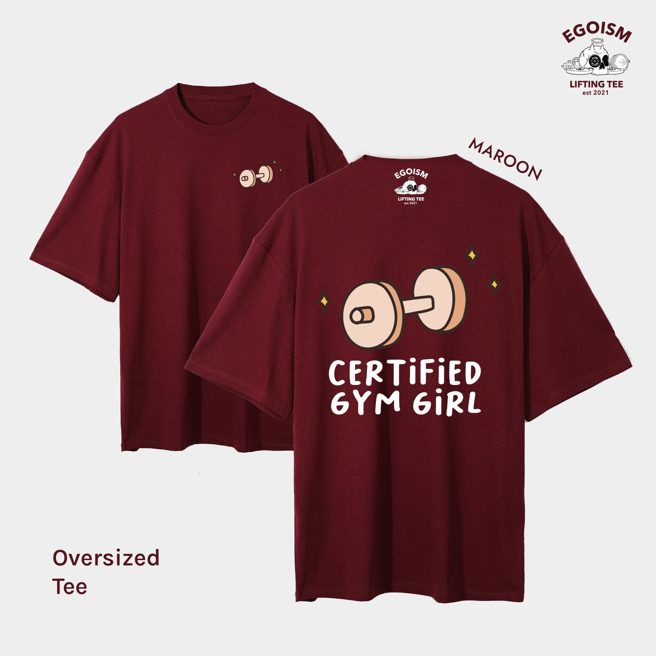 certified gym girl tshirt 36