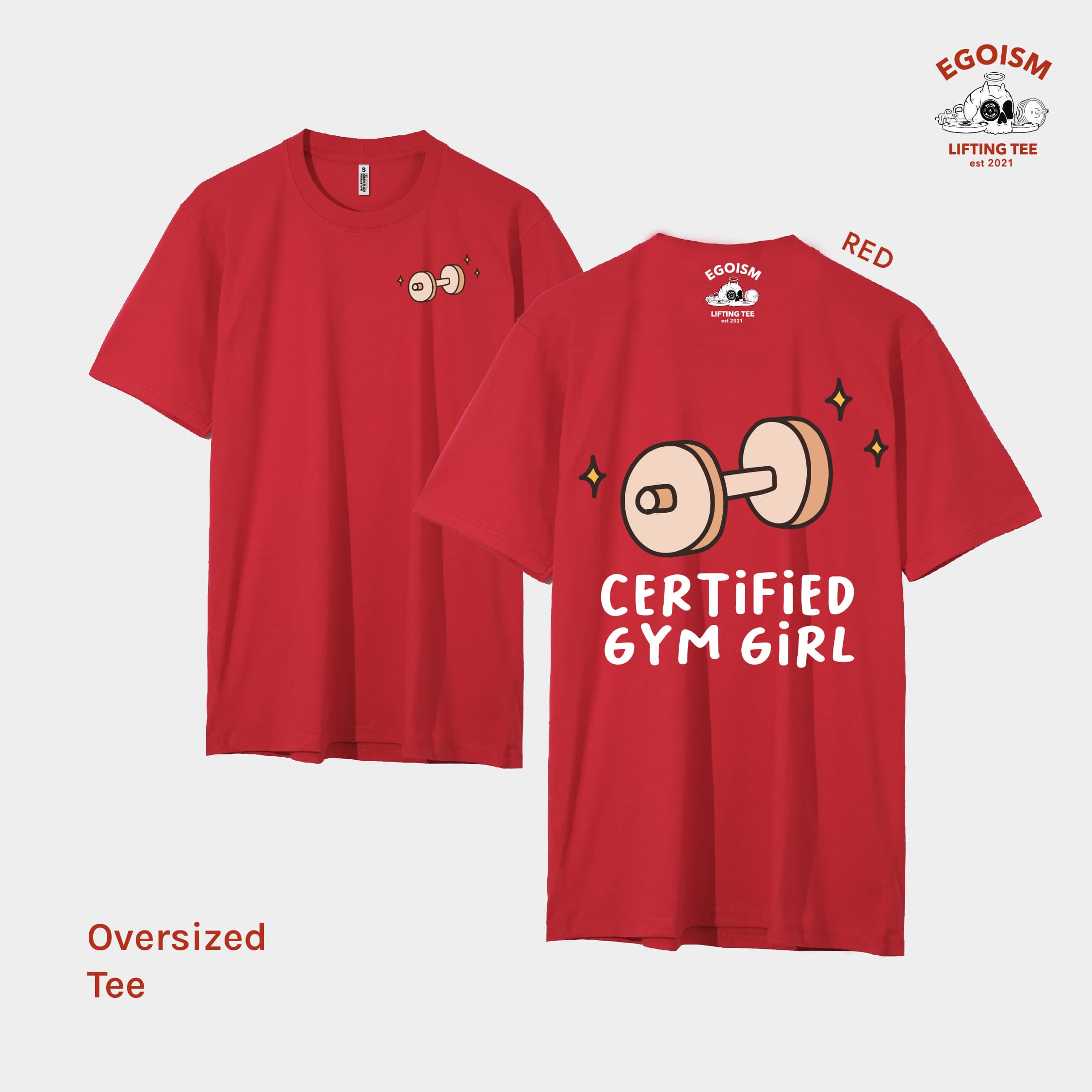 certified gym girl tshirt 40