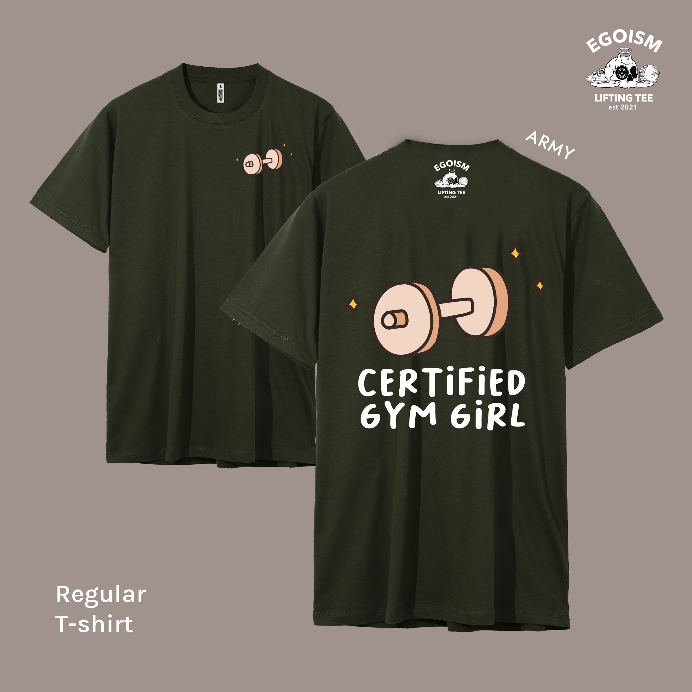 certified gym girl tshirt 42