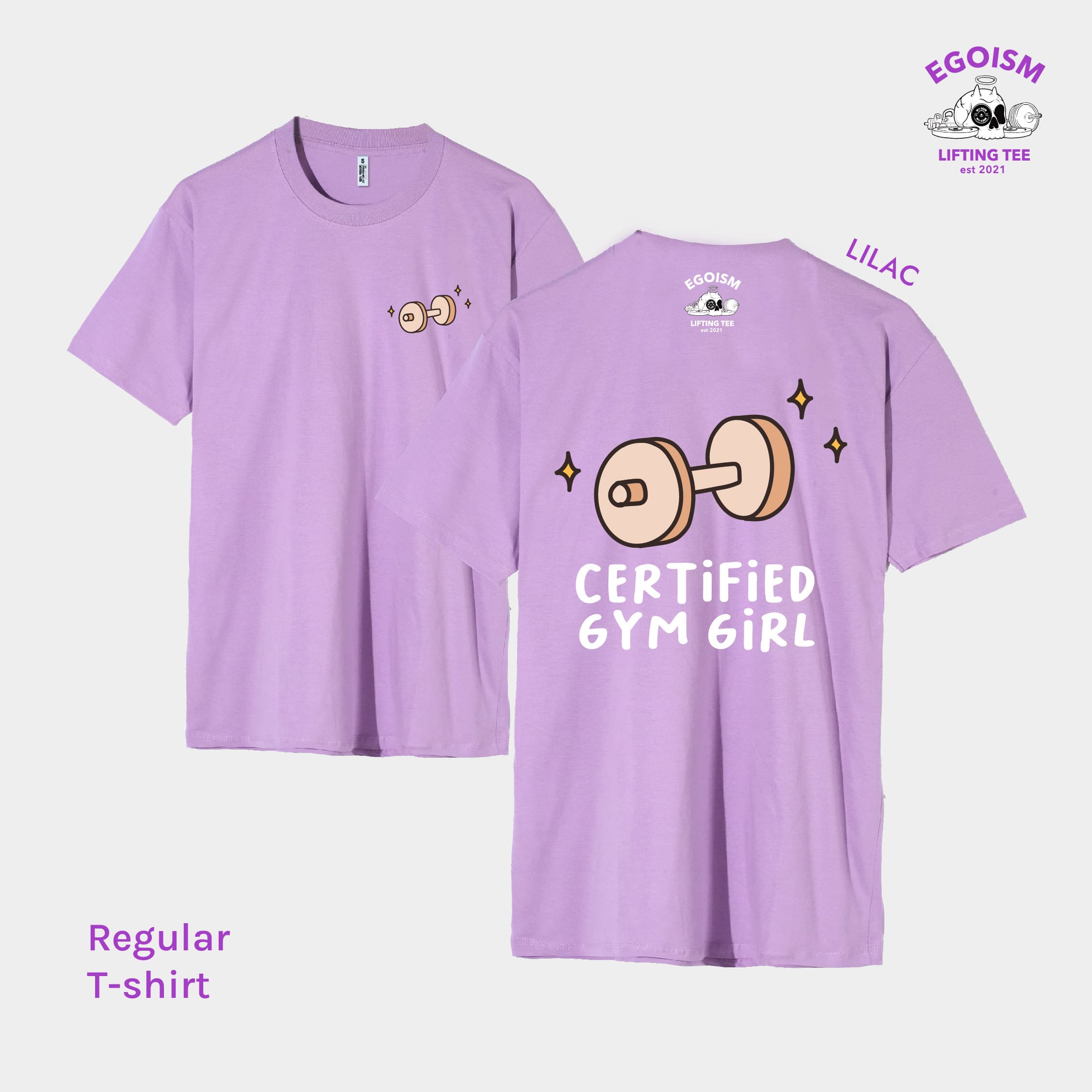 certified gym girl tshirt 60
