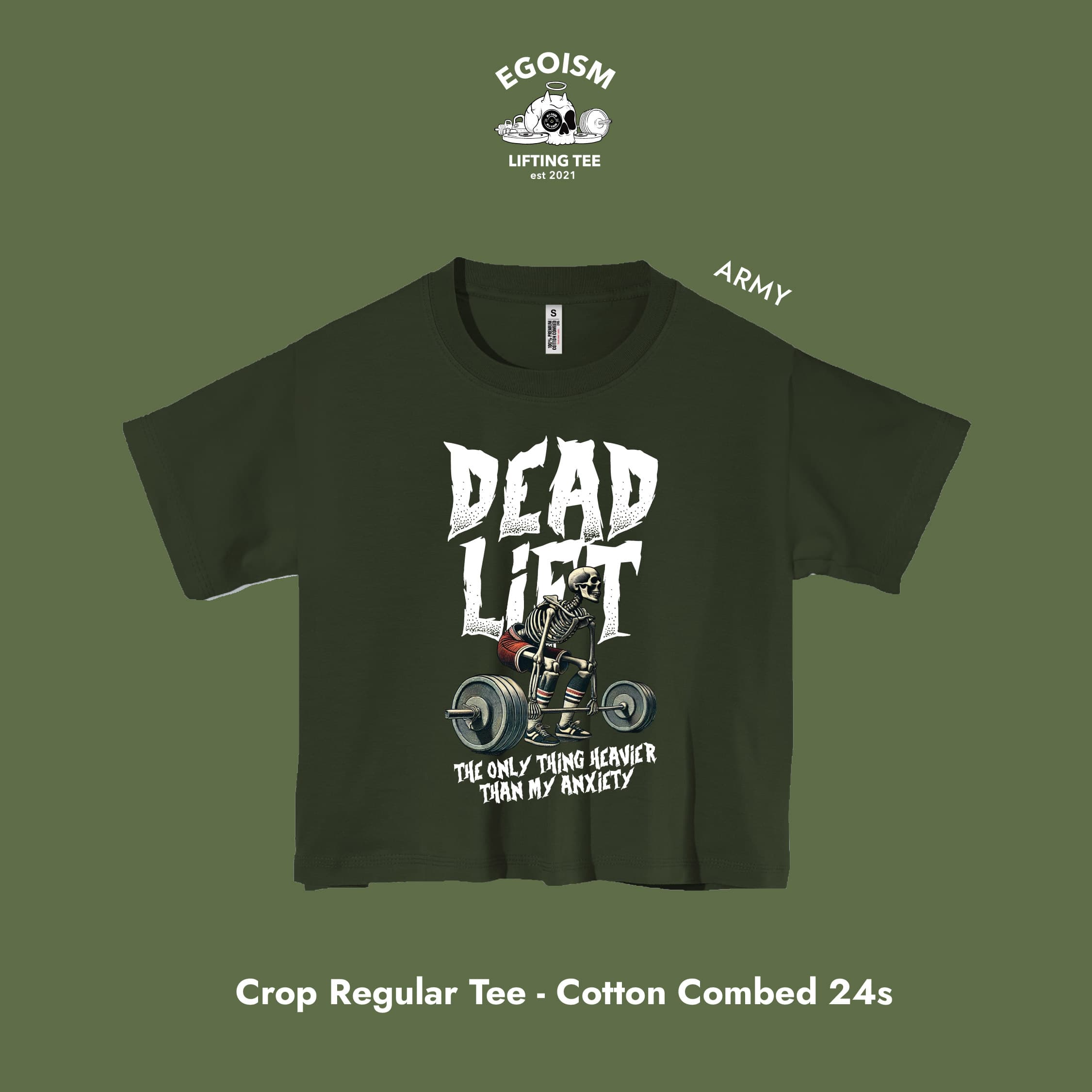 Deadlift anxiety tshirt 10