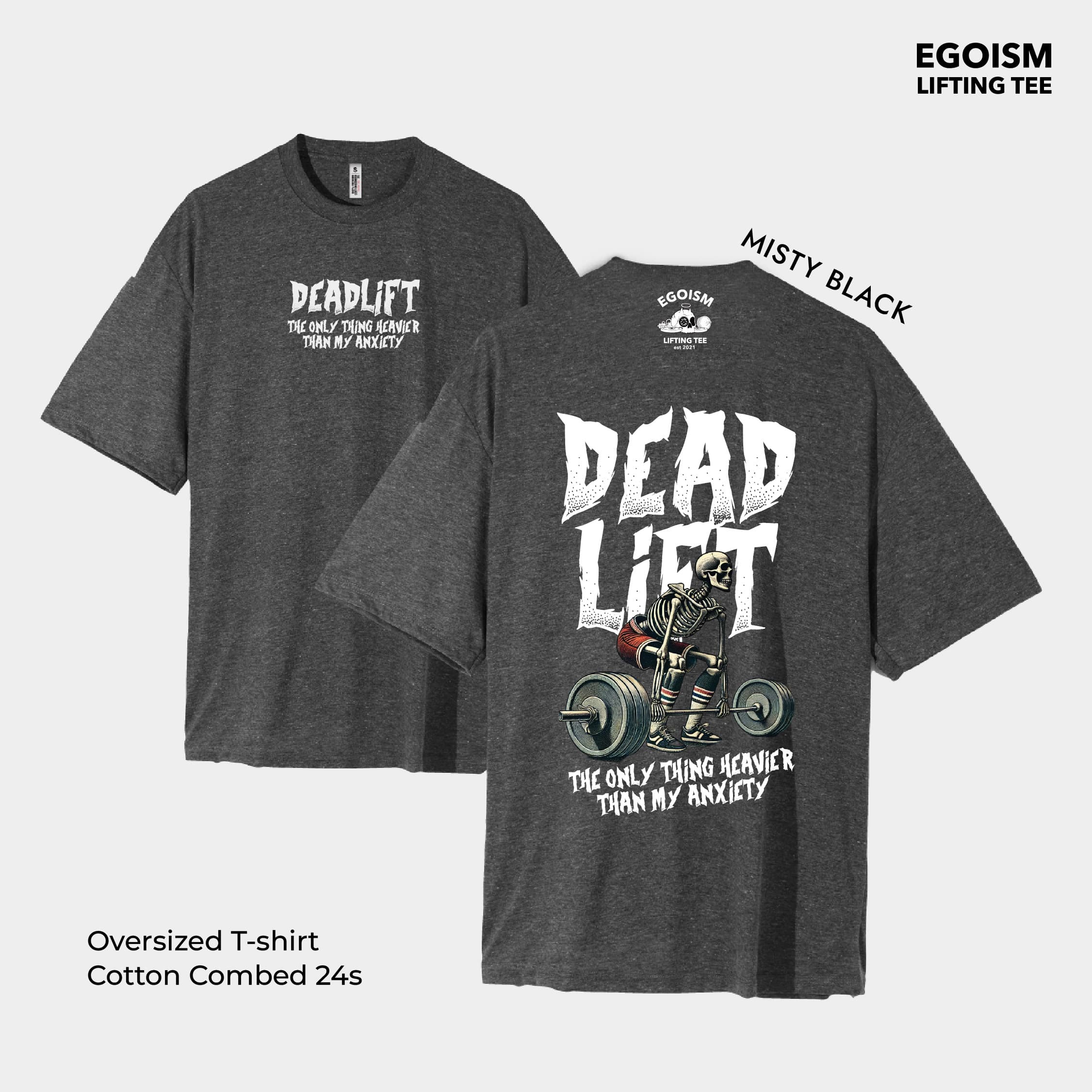 Deadlift anxiety tshirt 37