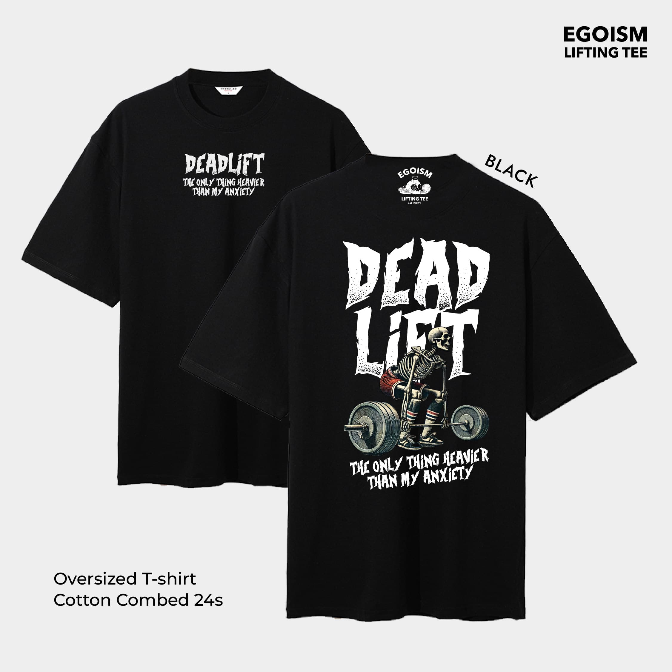 Deadlift anxiety tshirt 38