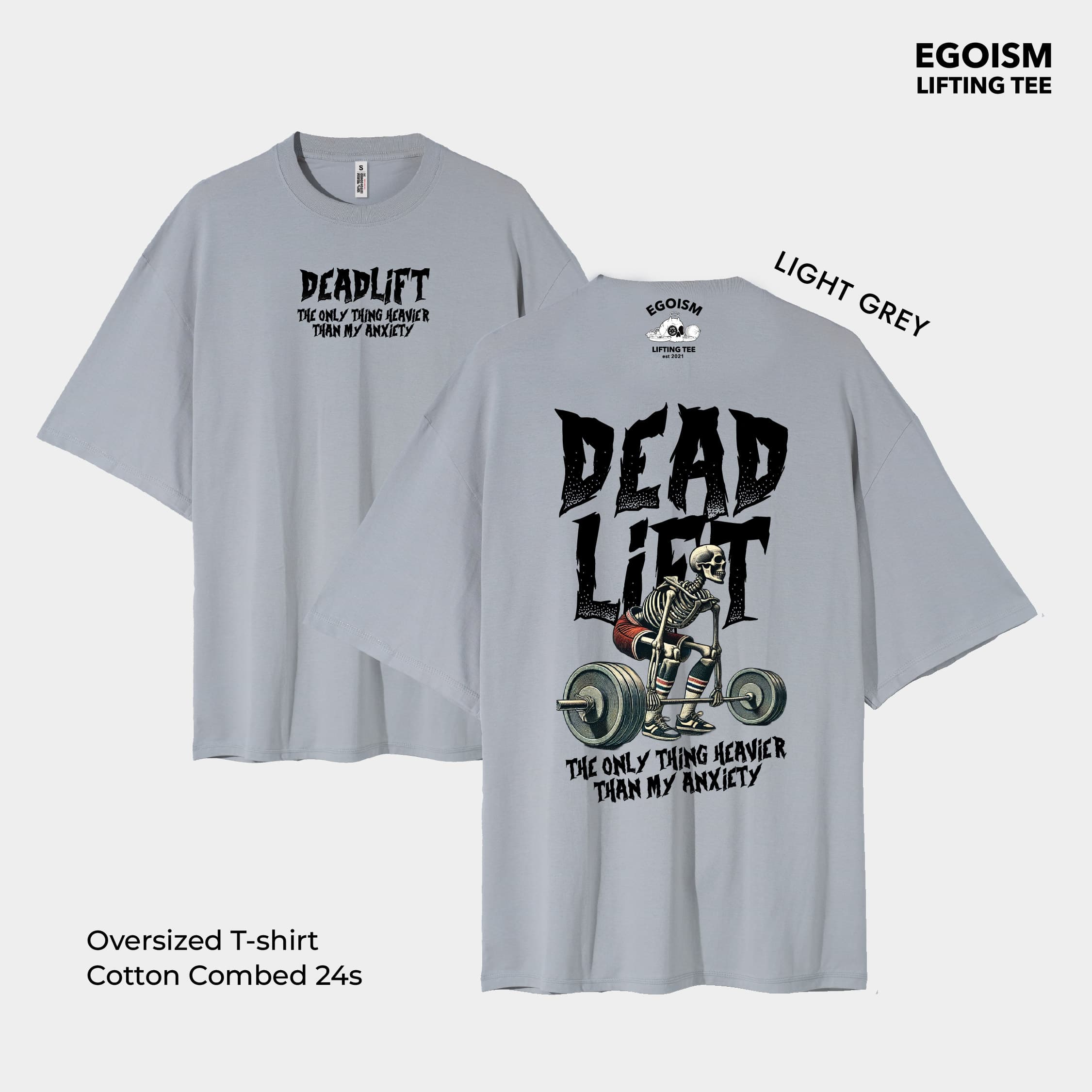 Deadlift anxiety tshirt 43
