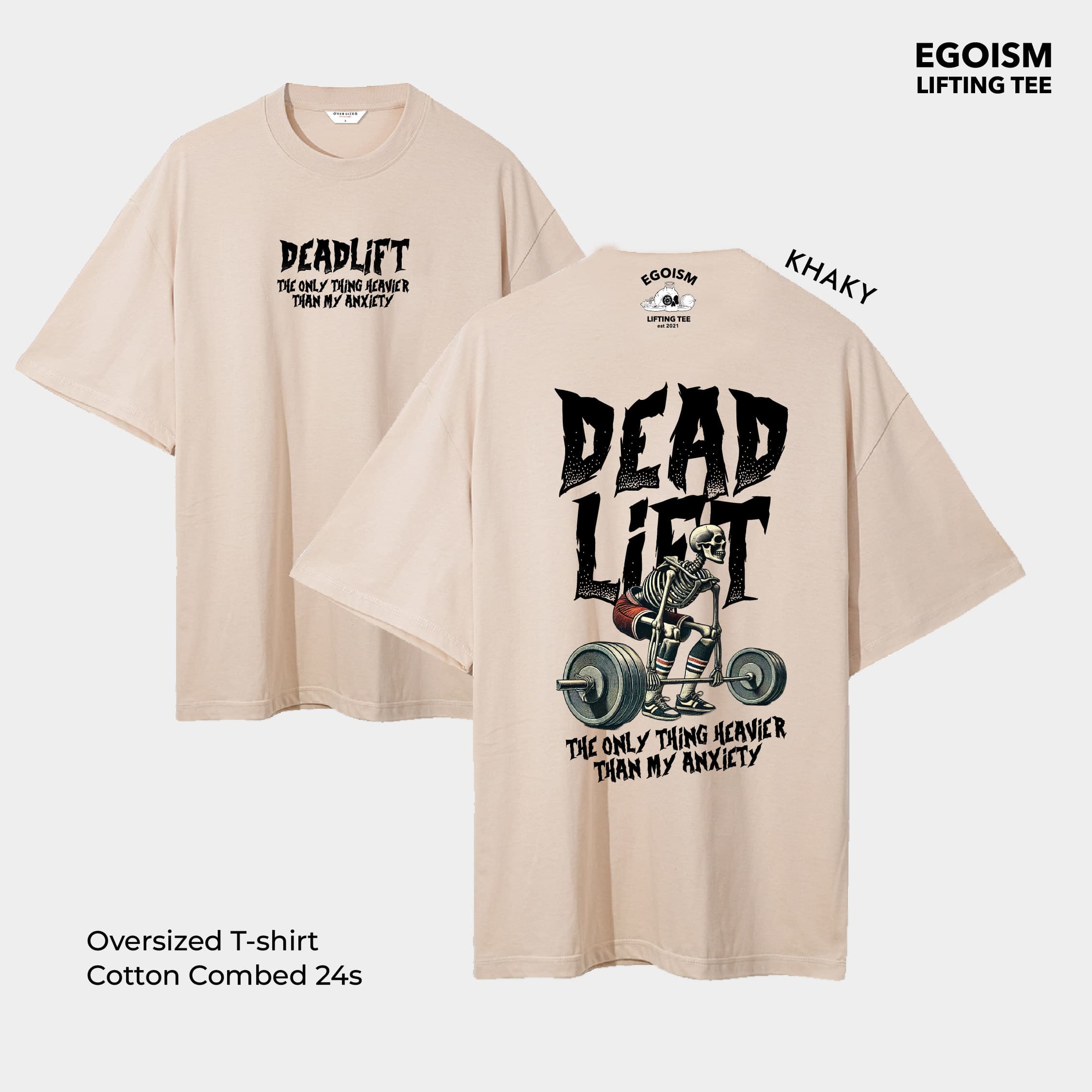 Deadlift anxiety tshirt 46