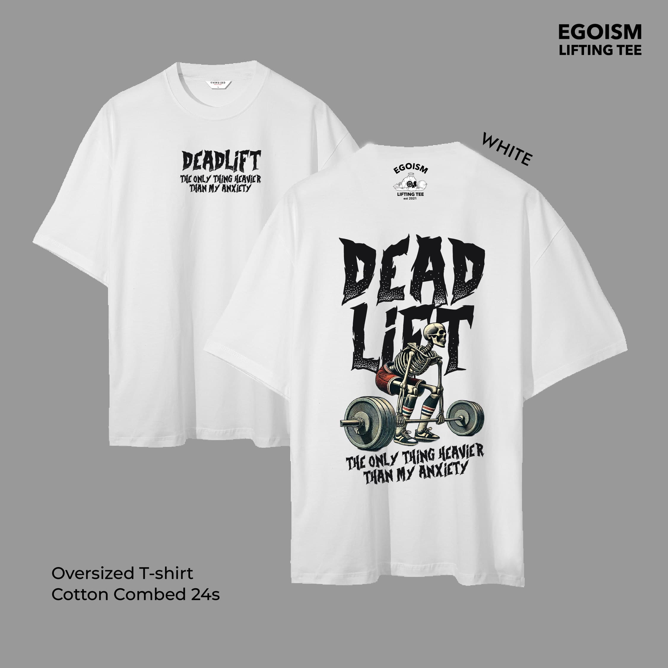 Deadlift anxiety tshirt 47