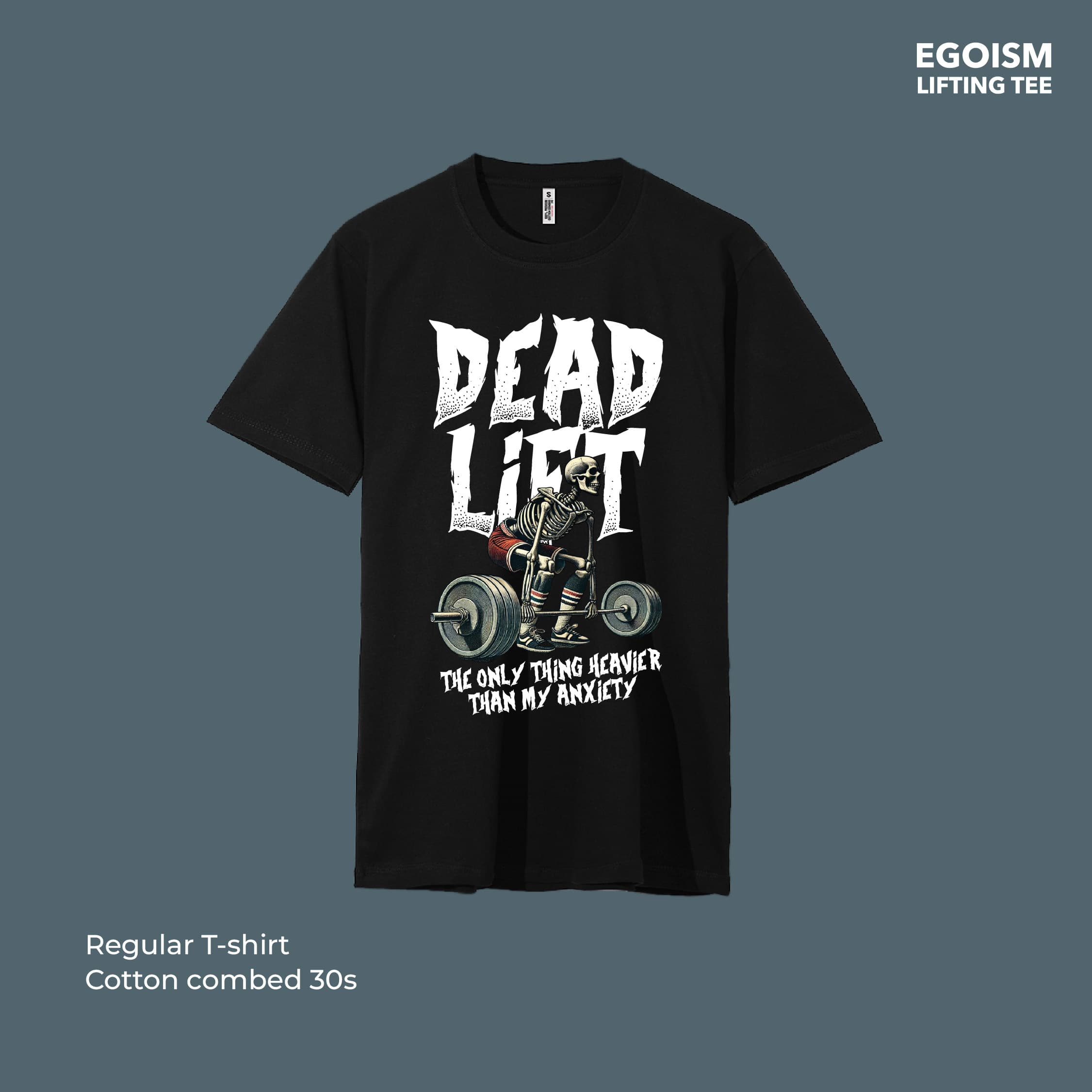 Deadlift anxiety tshirt 50