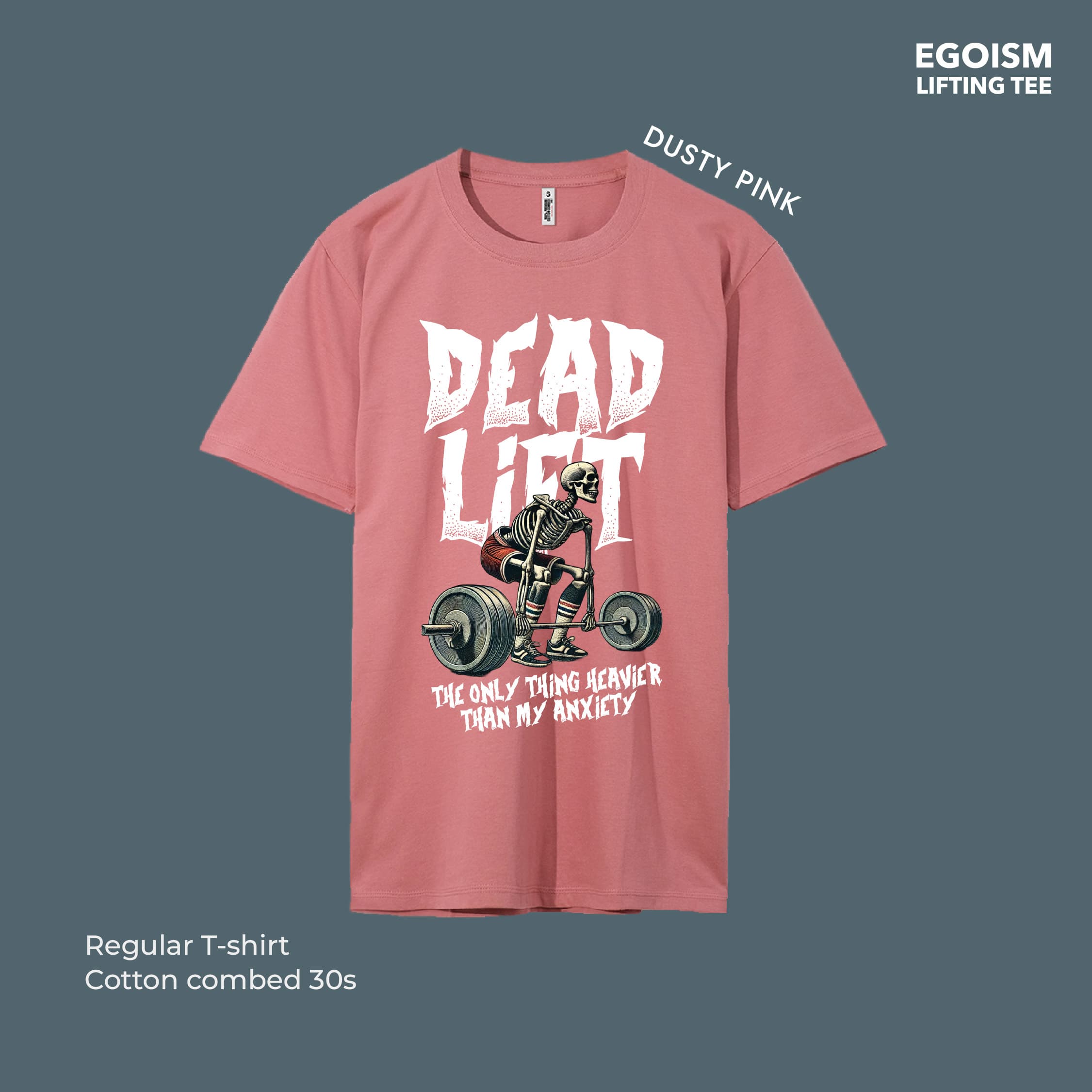 Deadlift anxiety tshirt 54