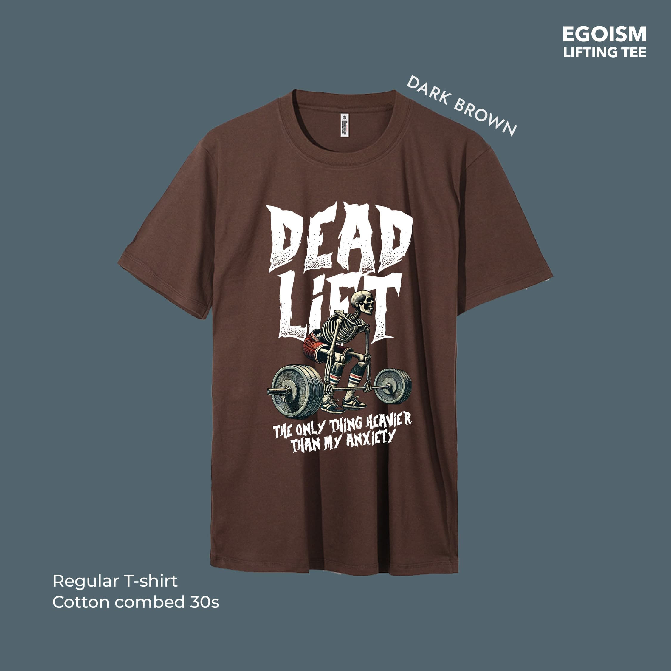 Deadlift anxiety tshirt 55