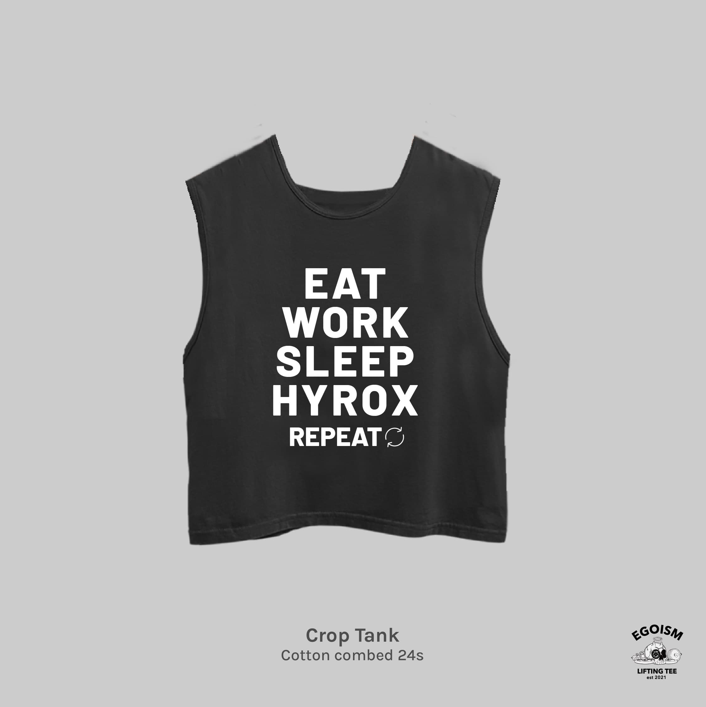 EAT SLEEP HYROX - CROP REGULAR FIT alternate