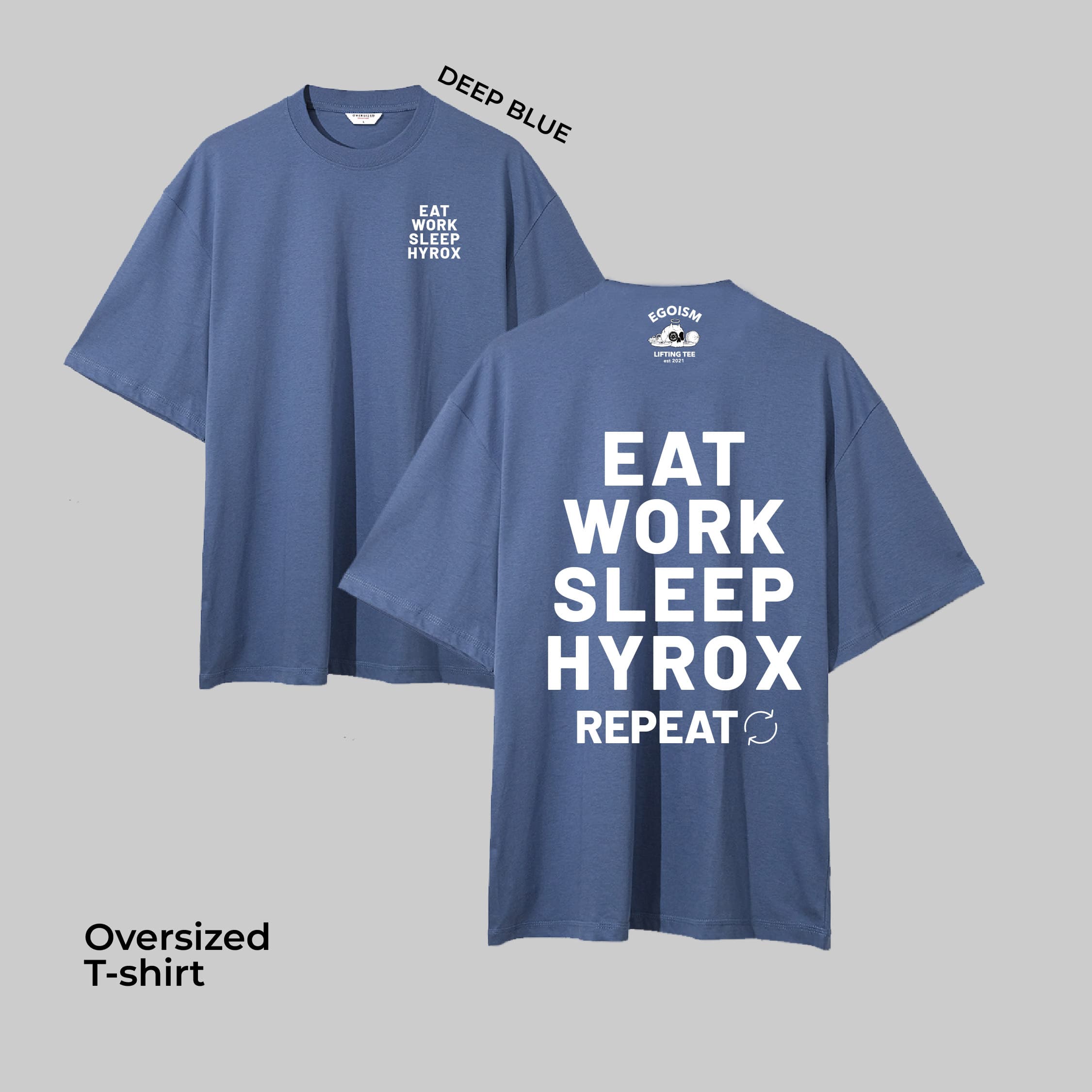 EAT SLEEP HYROX - OVERSIZED TSHIRT 2