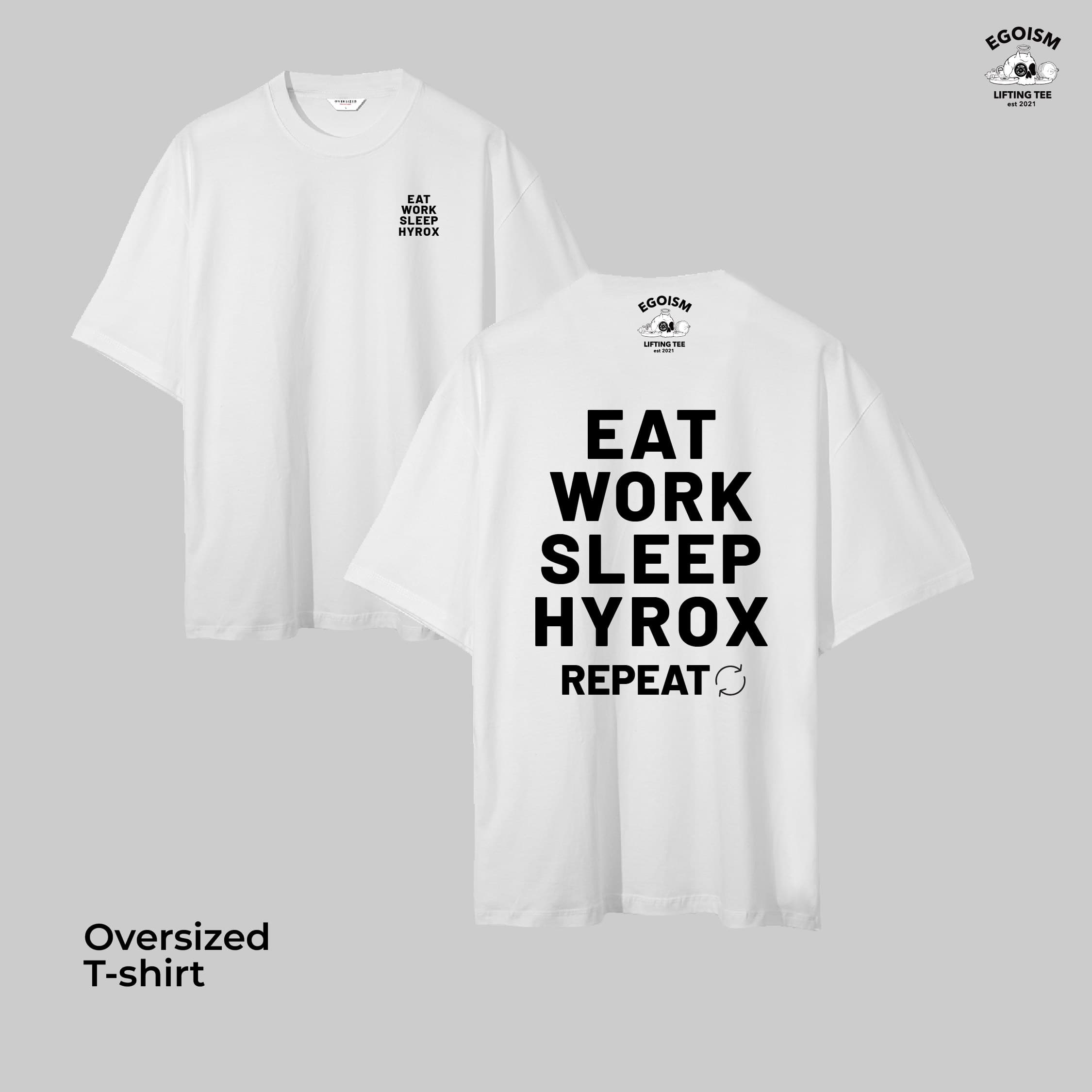 EAT SLEEP HYROX - OVERSIZED TSHIRT 3