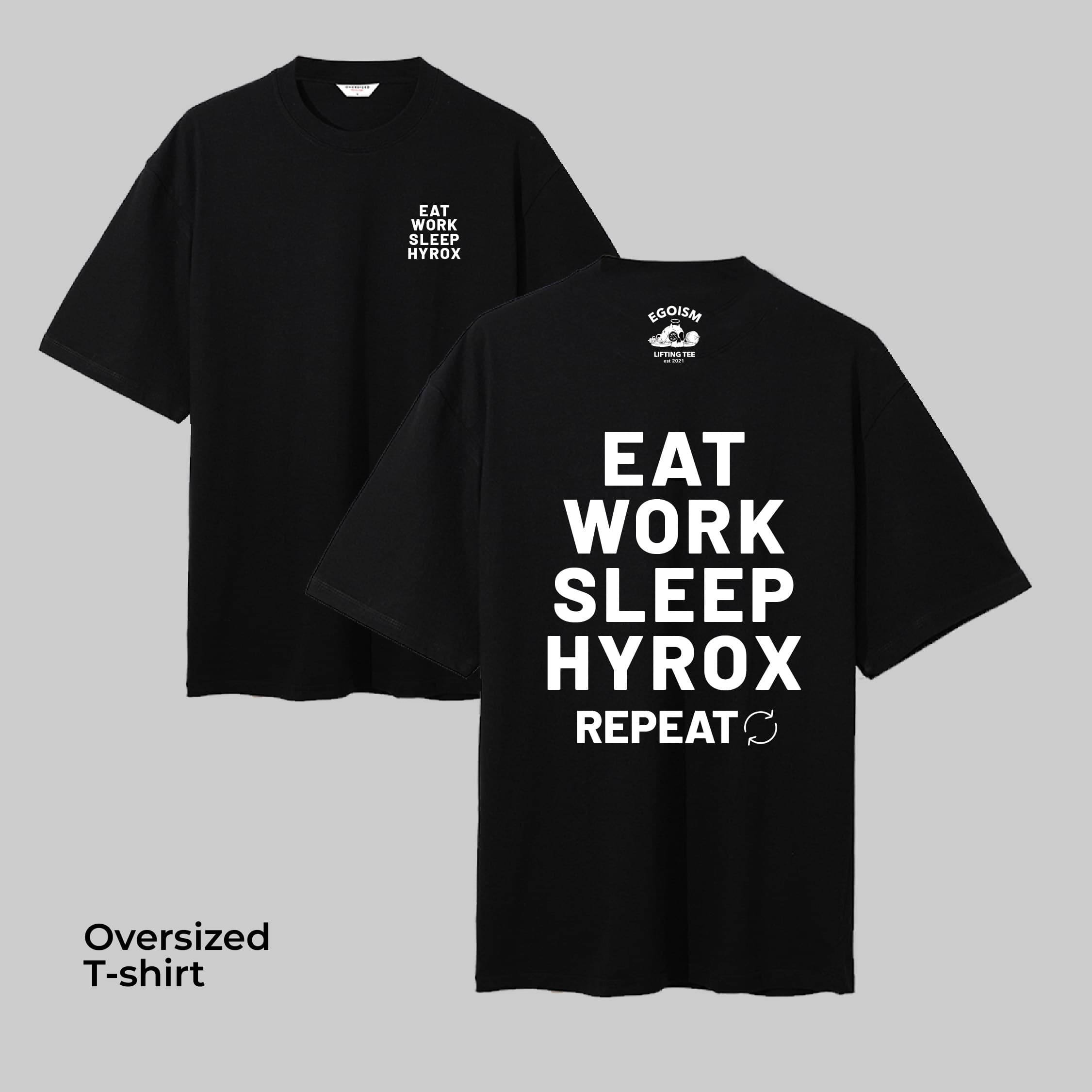 EAT SLEEP HYROX - OVERSIZED TSHIRT 6