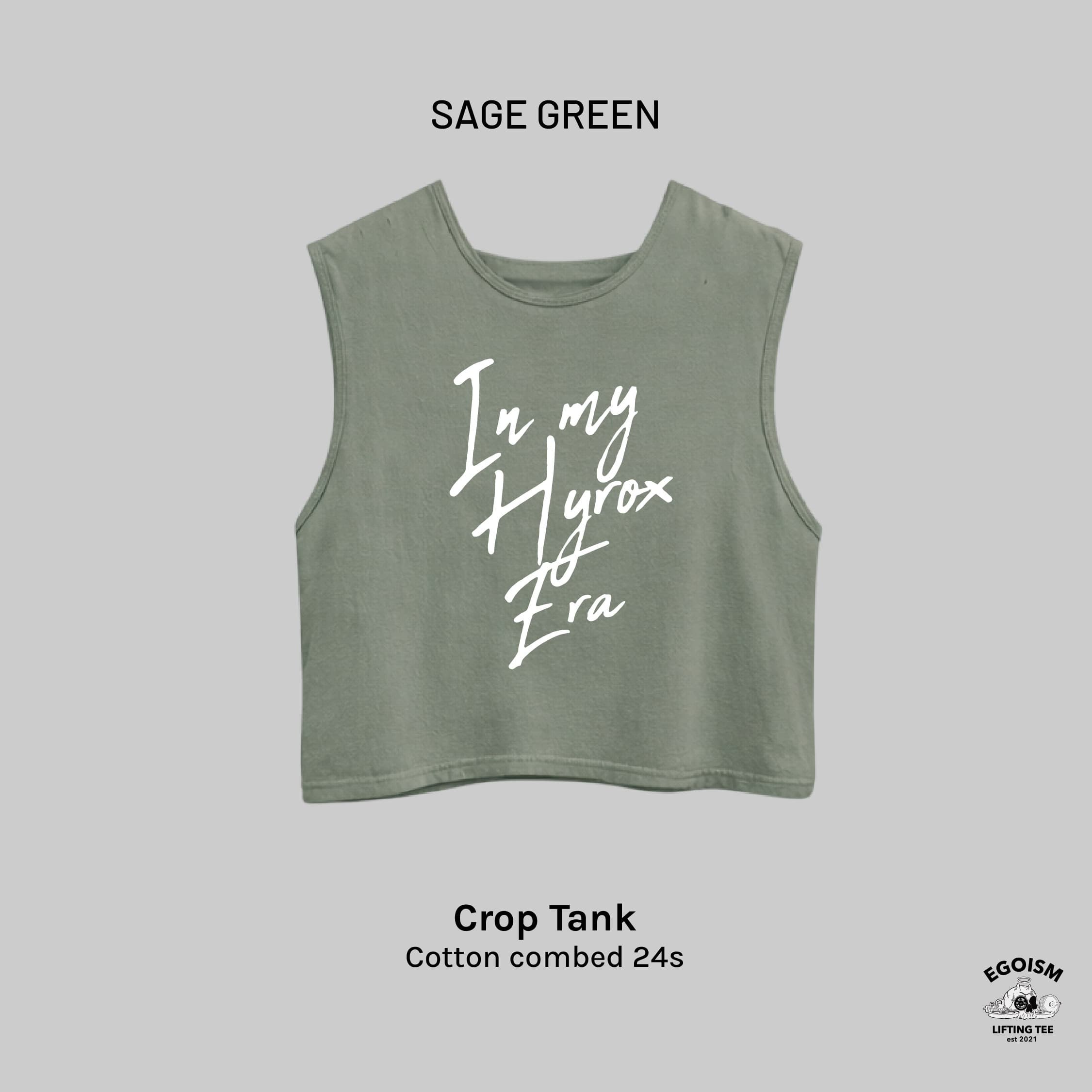 IN MY HYROX ERA - CROP REGULAR FIT 3