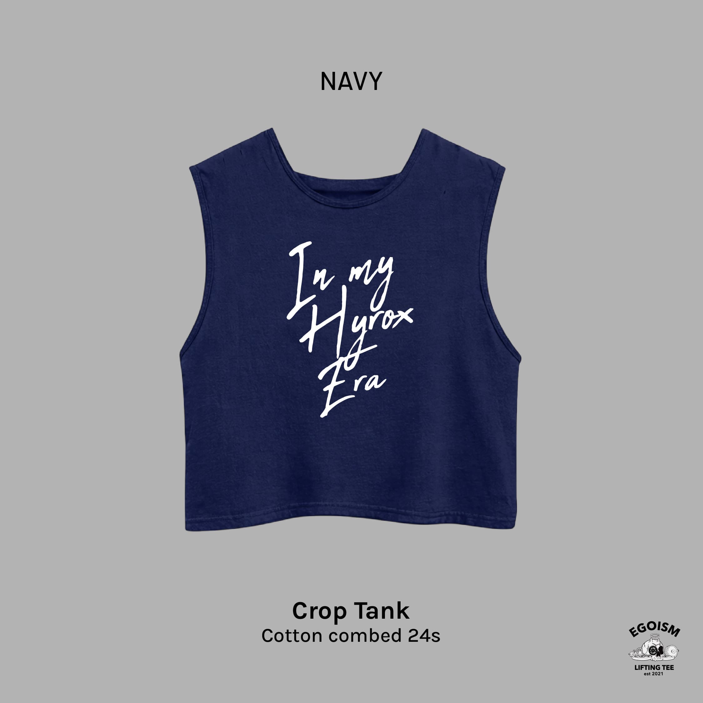 IN MY HYROX ERA - CROP REGULAR FIT 5