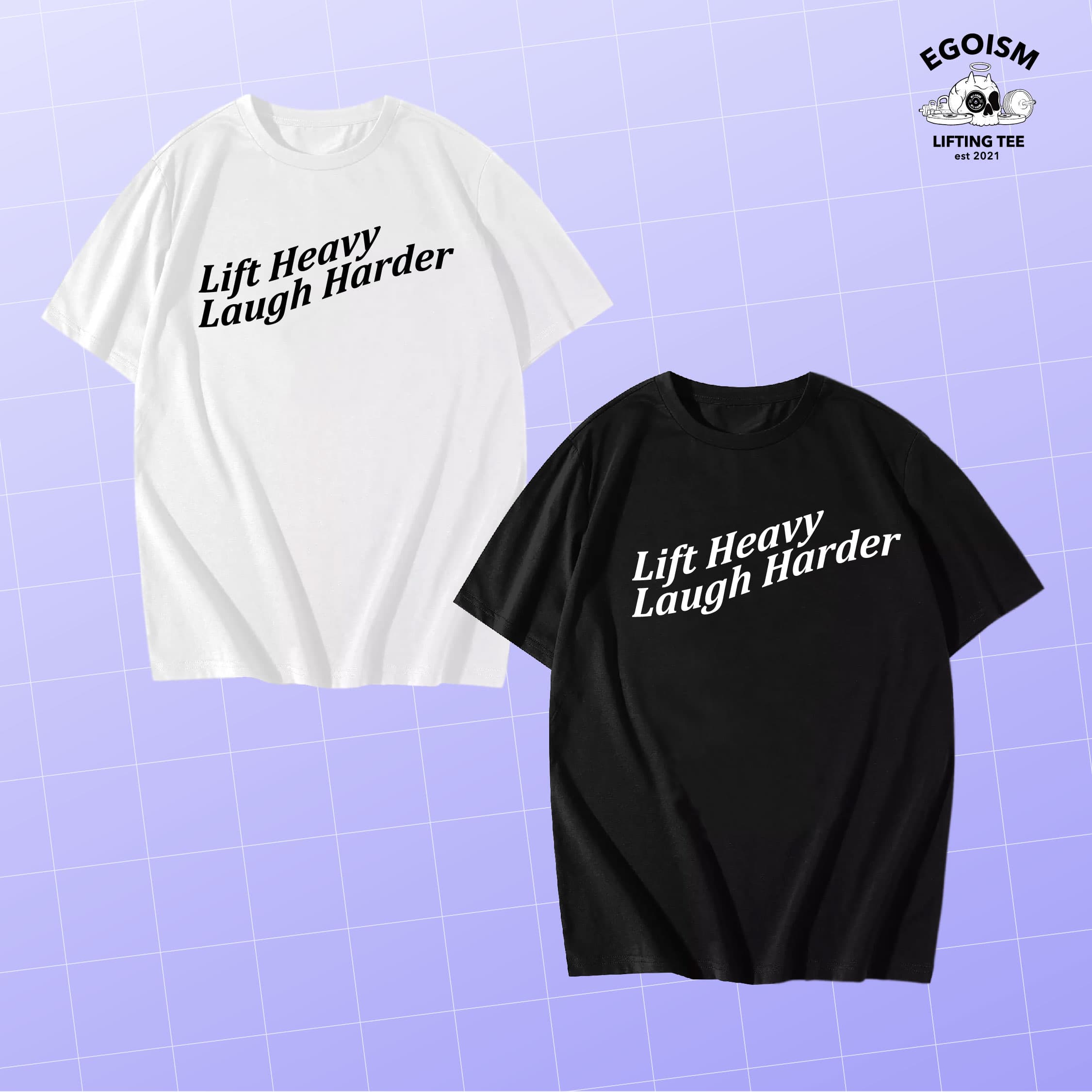lift heavy laugh tshirt