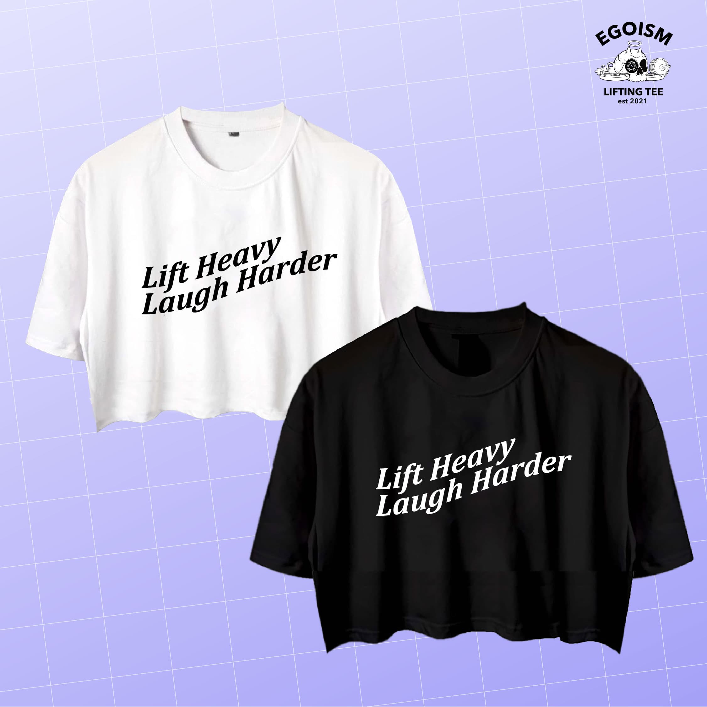 lift heavy laugh tshirt 3