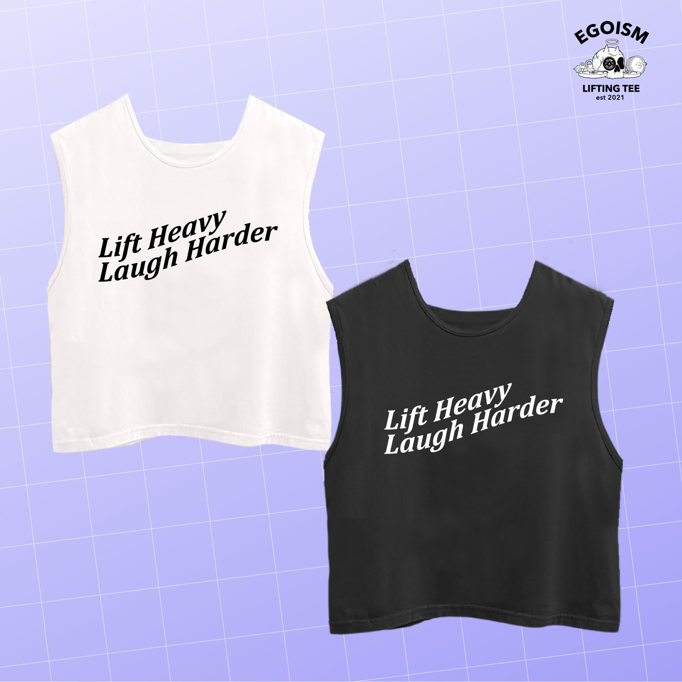 lift heavy laugh tshirt 7