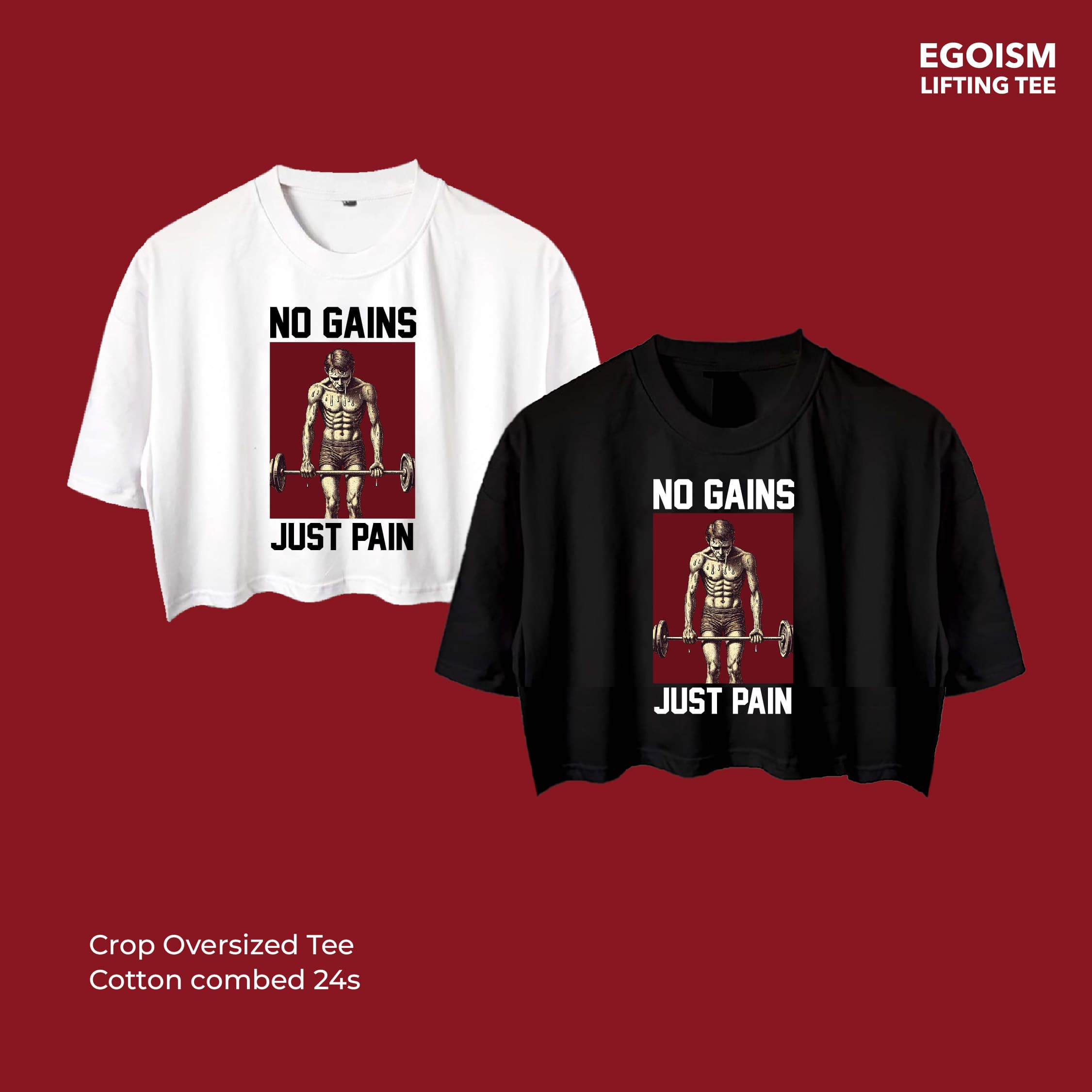 no gains tshirt 2