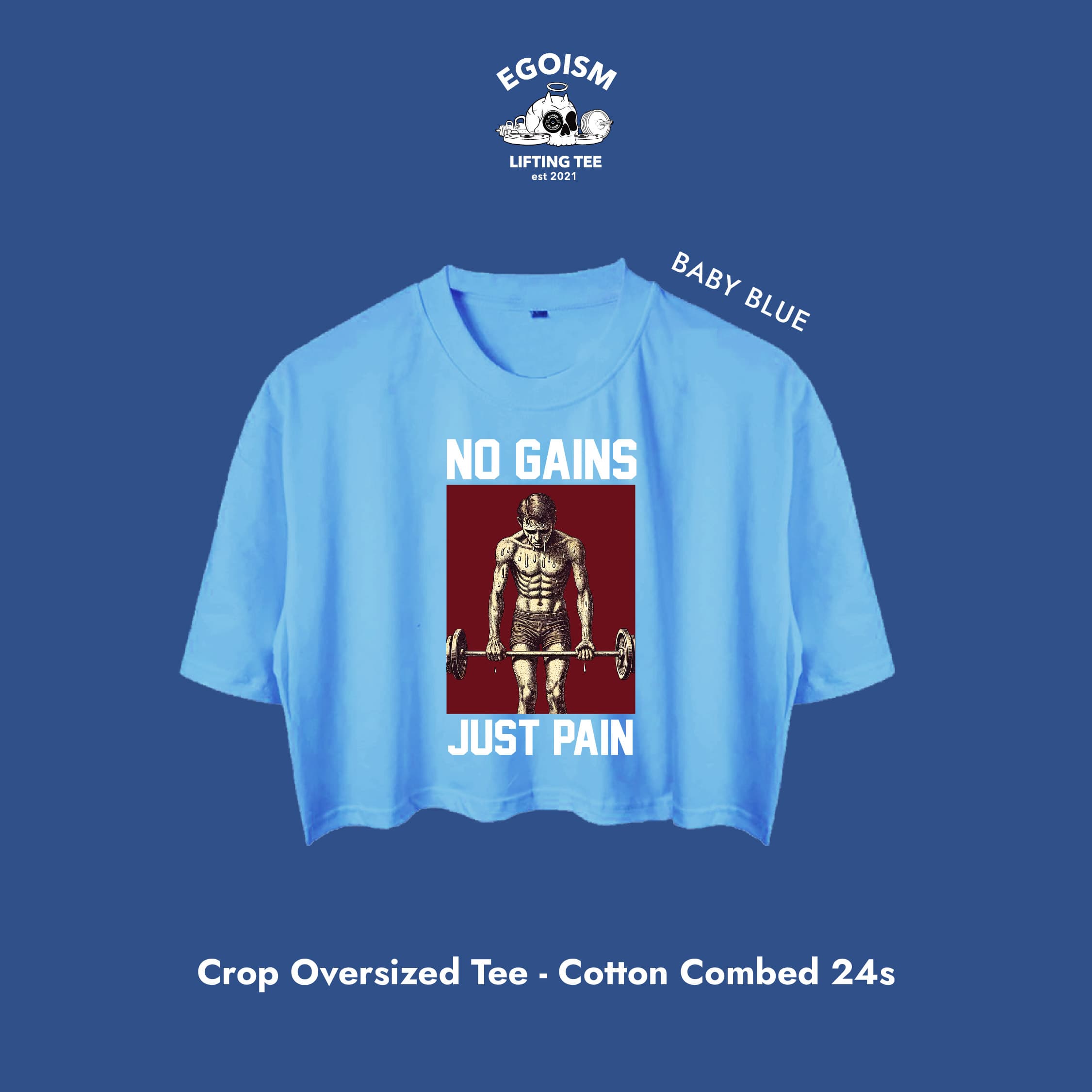 no gains tshirt 3
