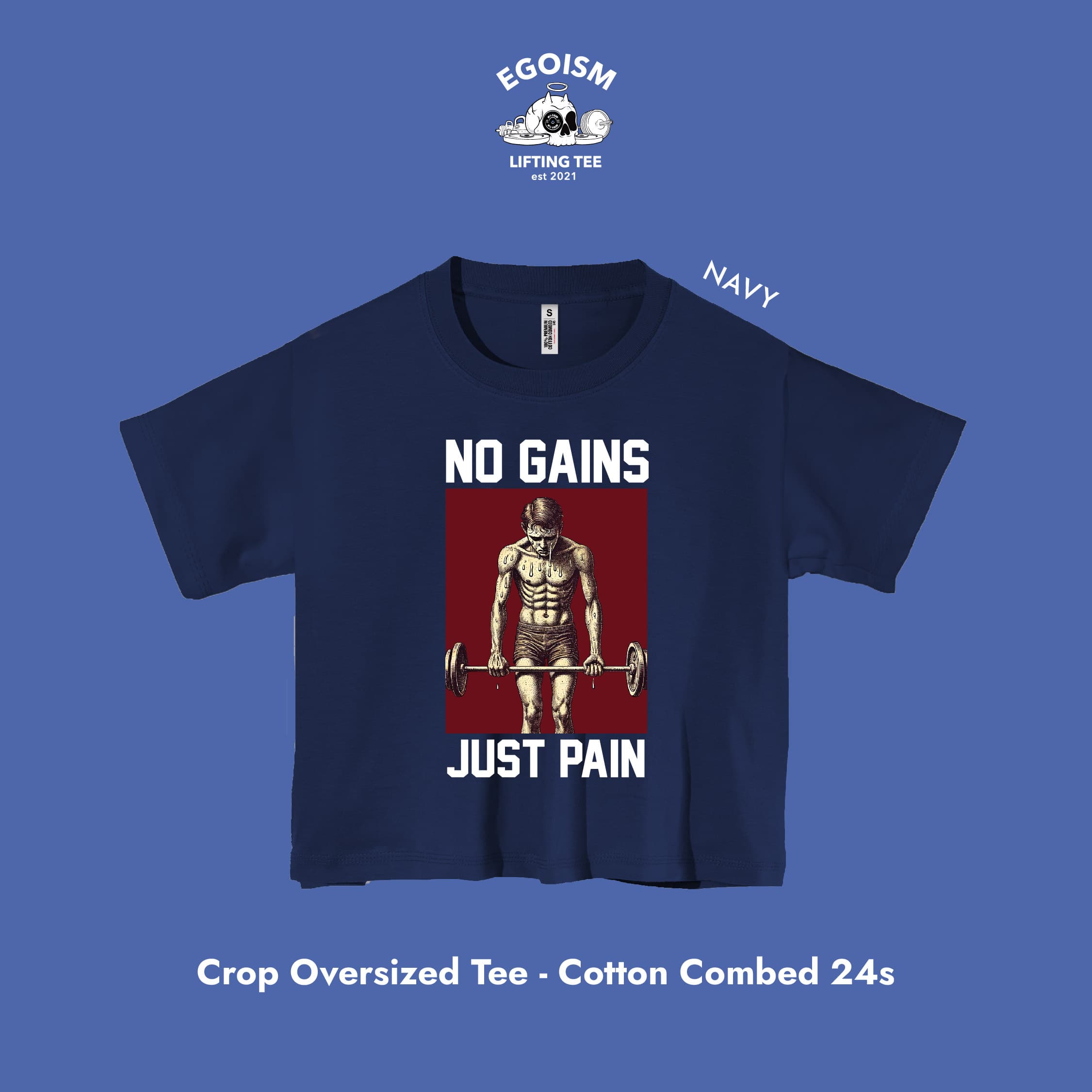 no gains tshirt 6