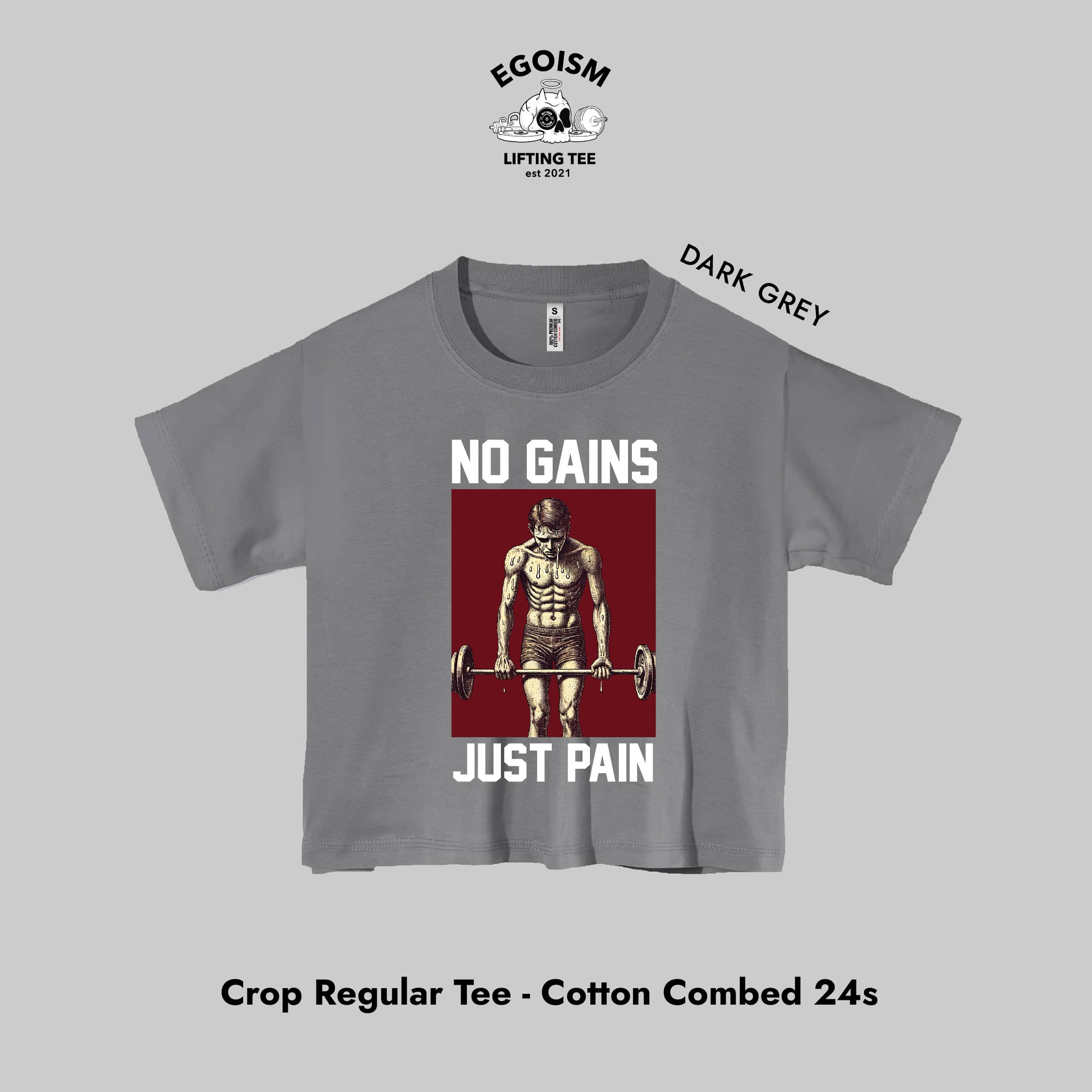 no gains tshirt 11