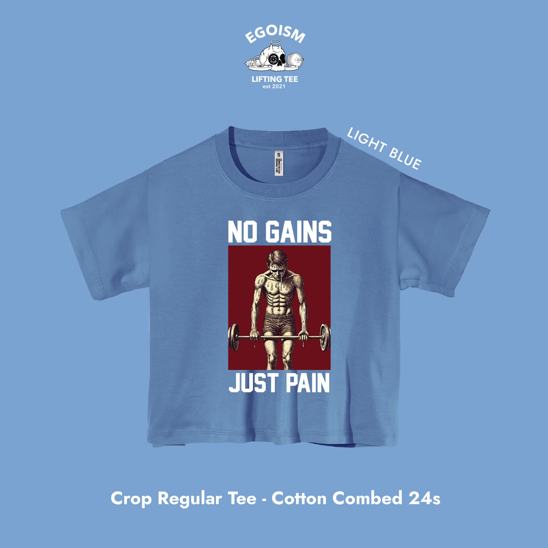 no gains tshirt 13