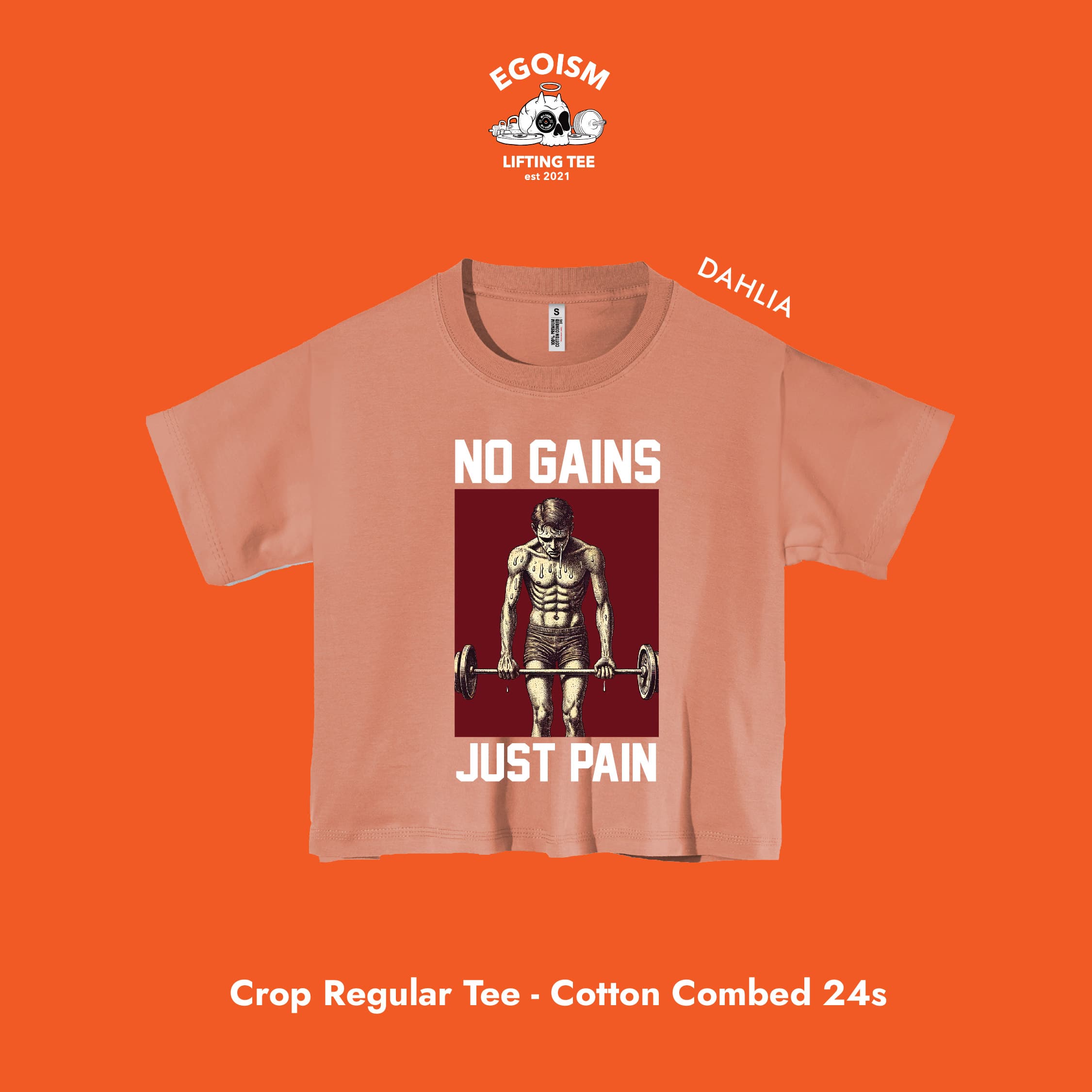 no gains tshirt 15