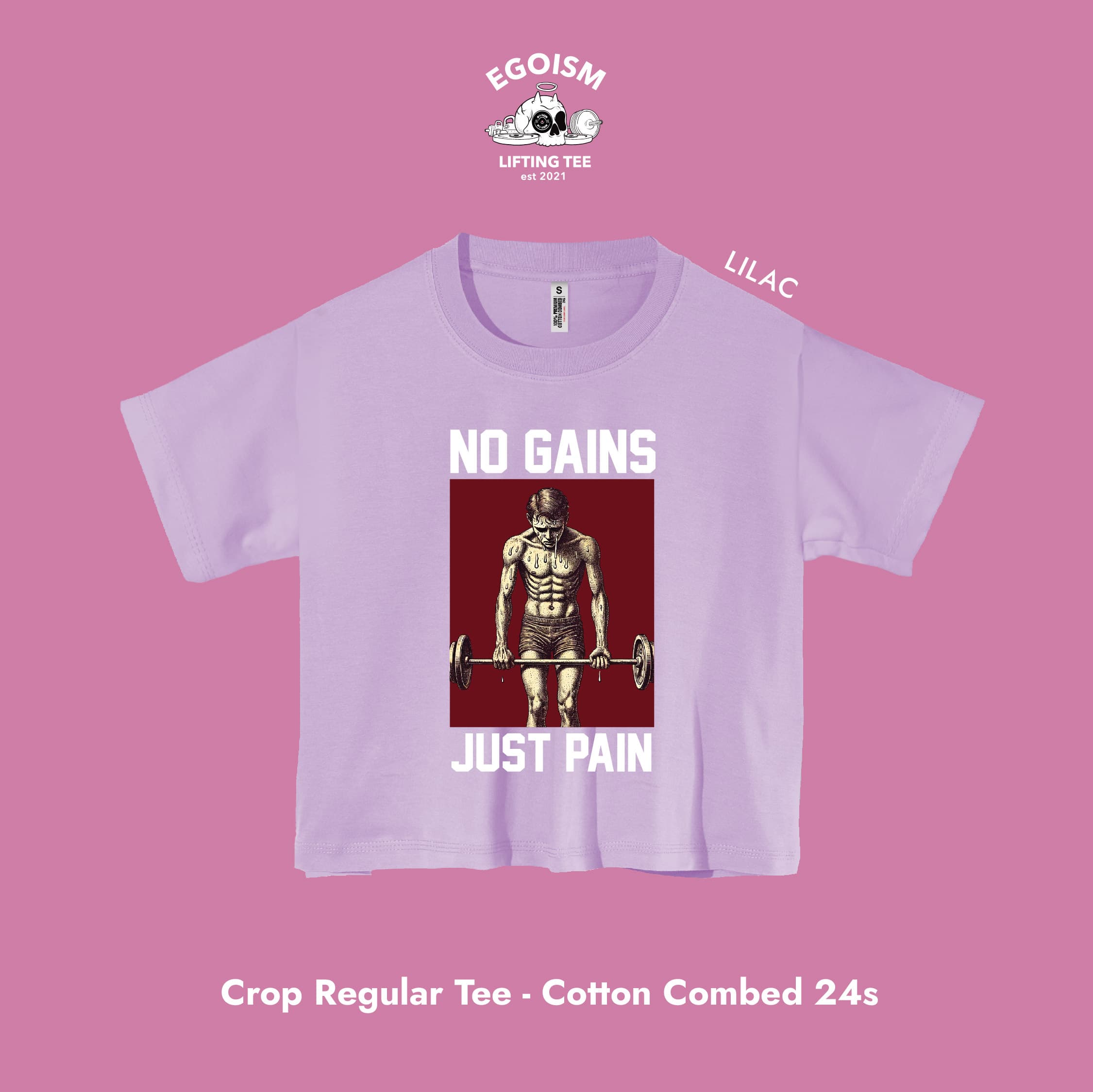 no gains tshirt 18