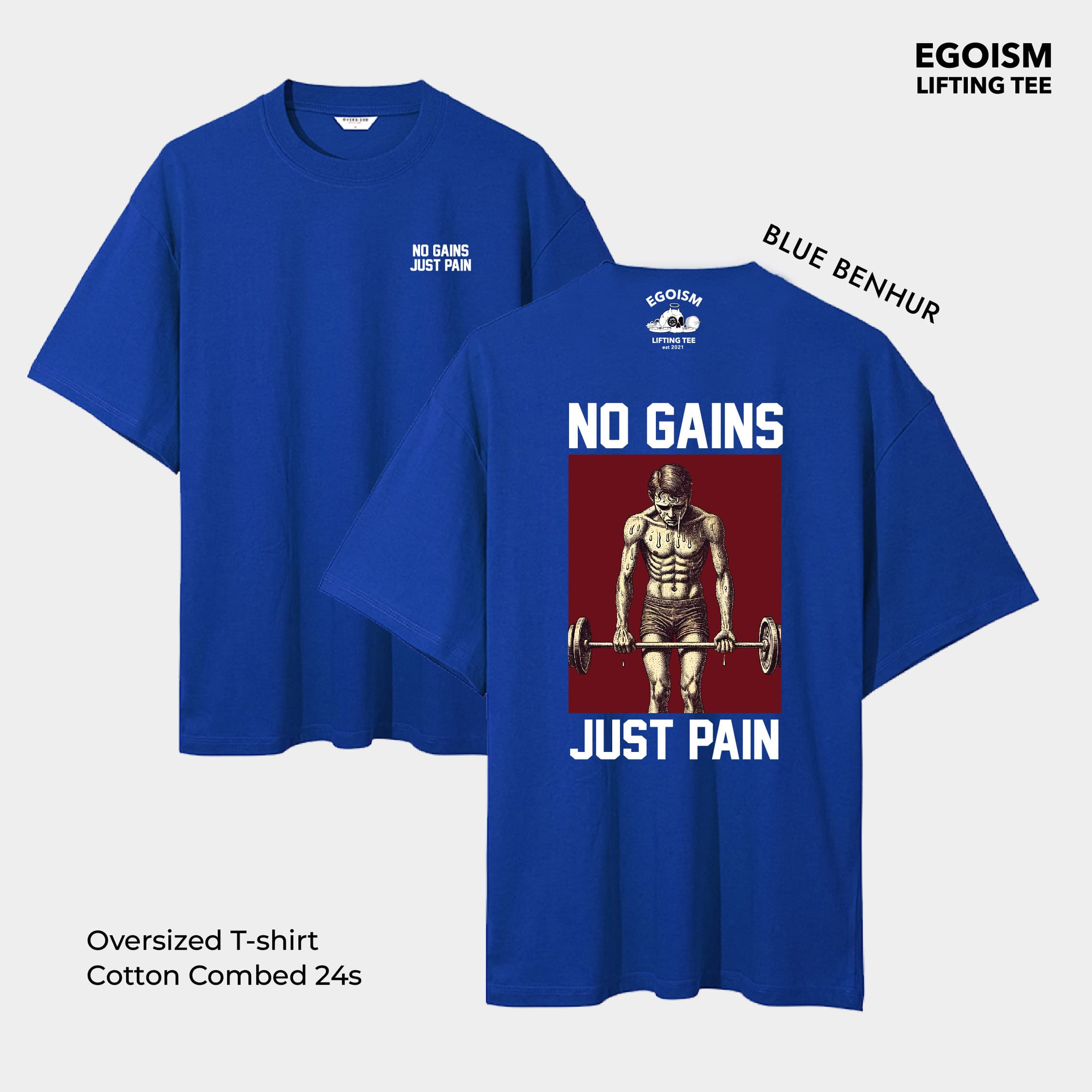 no gains tshirt 26