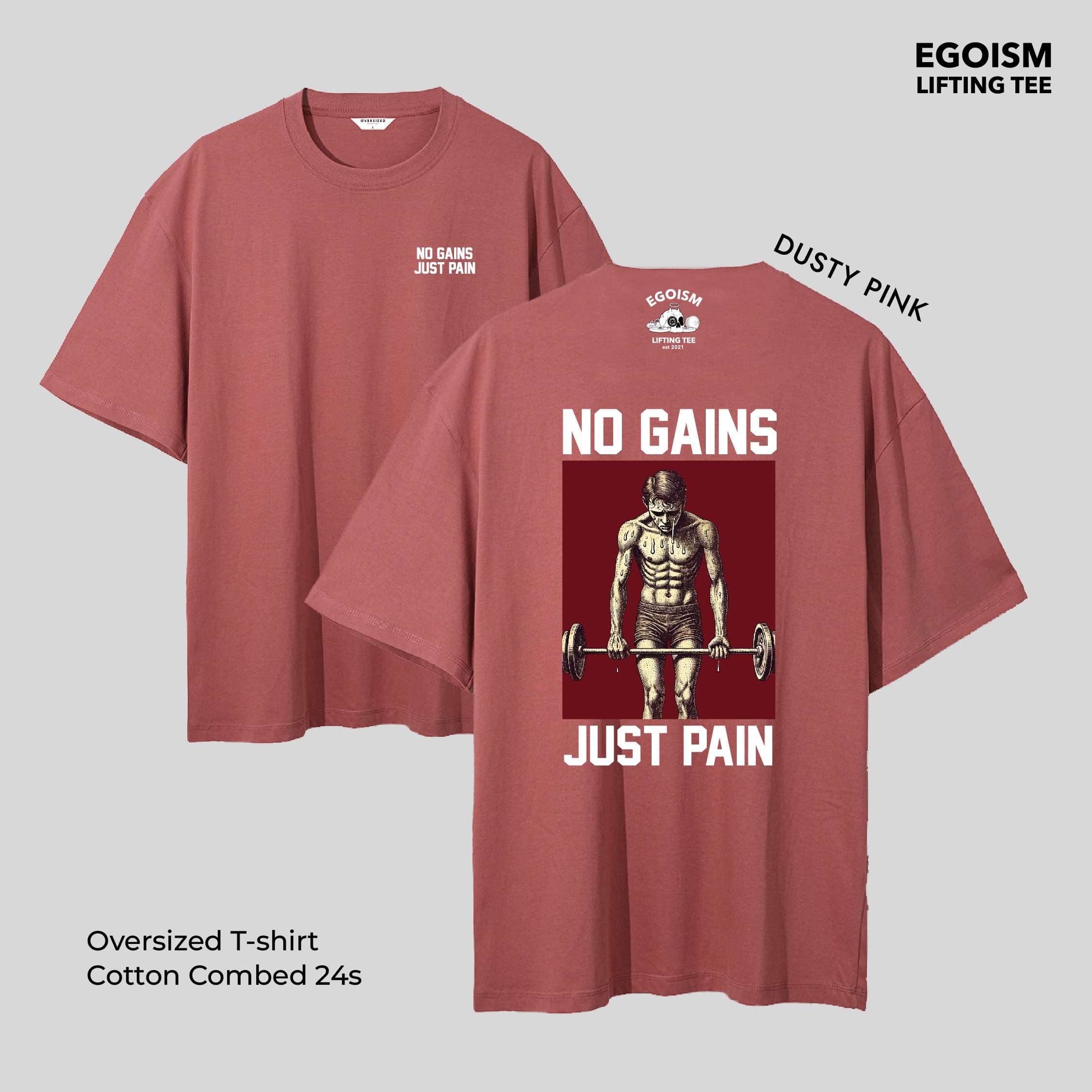 no gains tshirt 30
