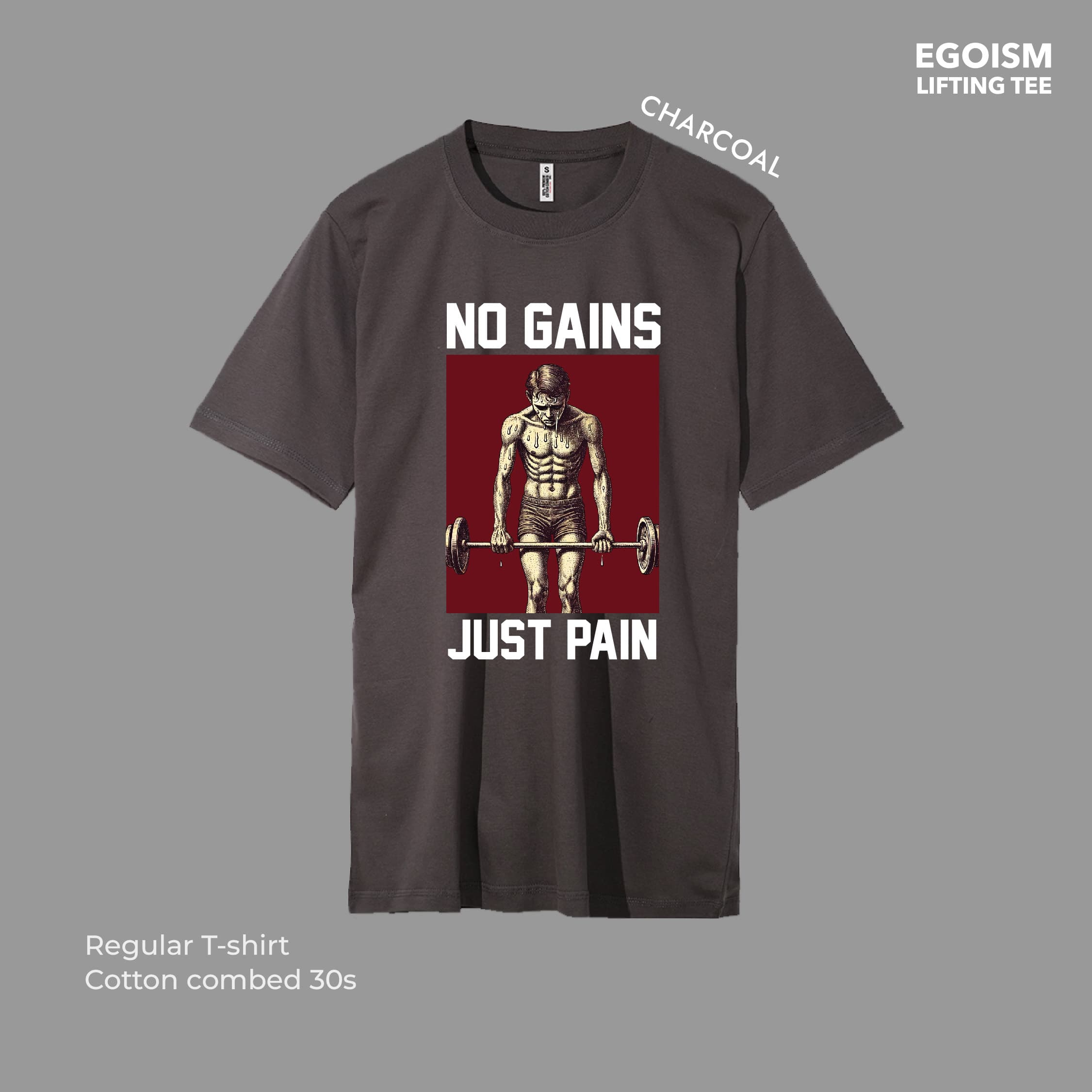 no gains tshirt 38