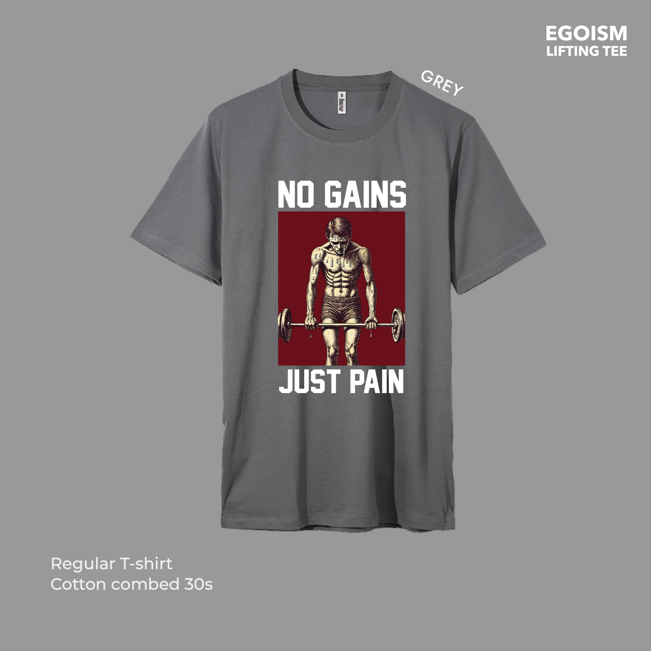 no gains tshirt 45