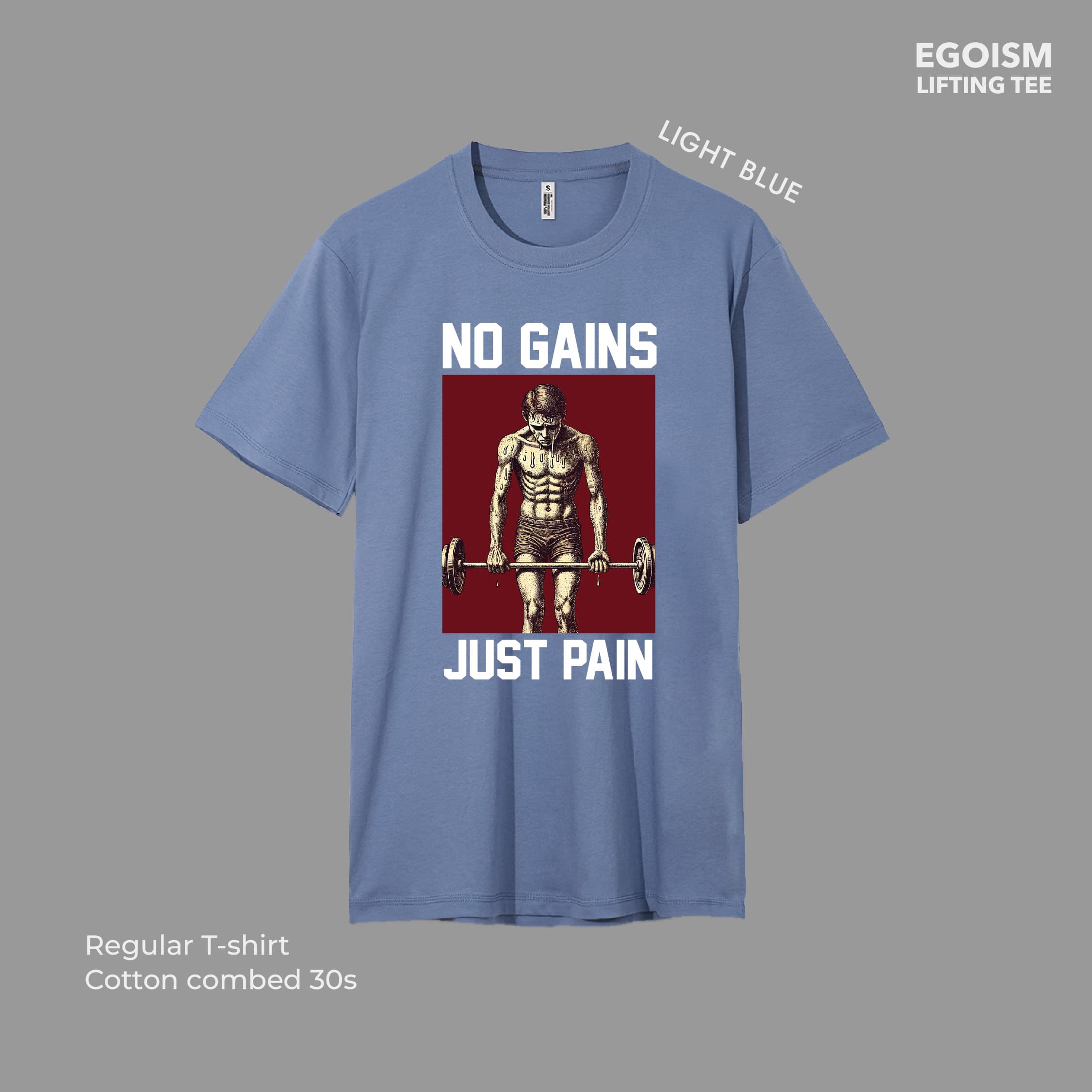 no gains tshirt 46