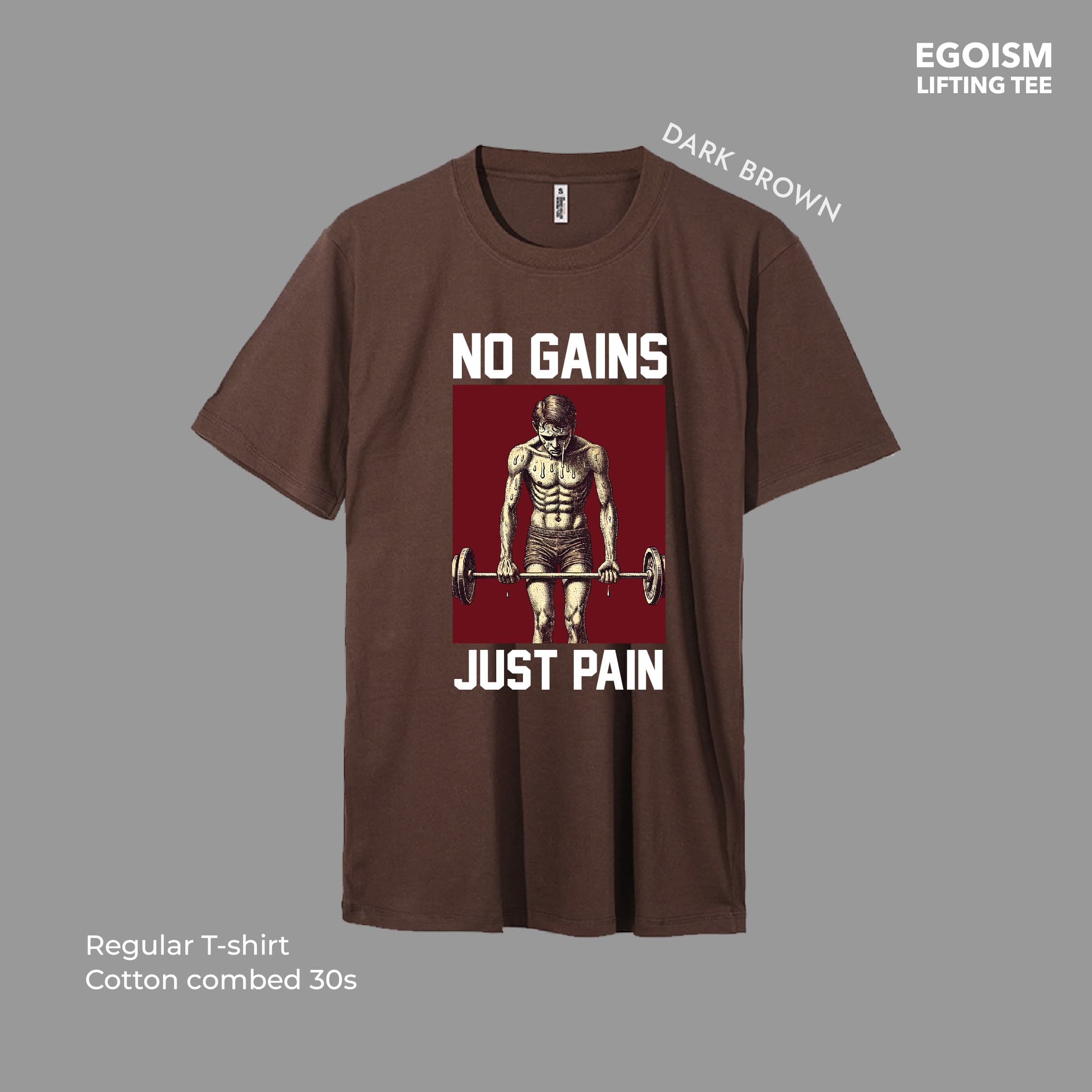 no gains tshirt 48