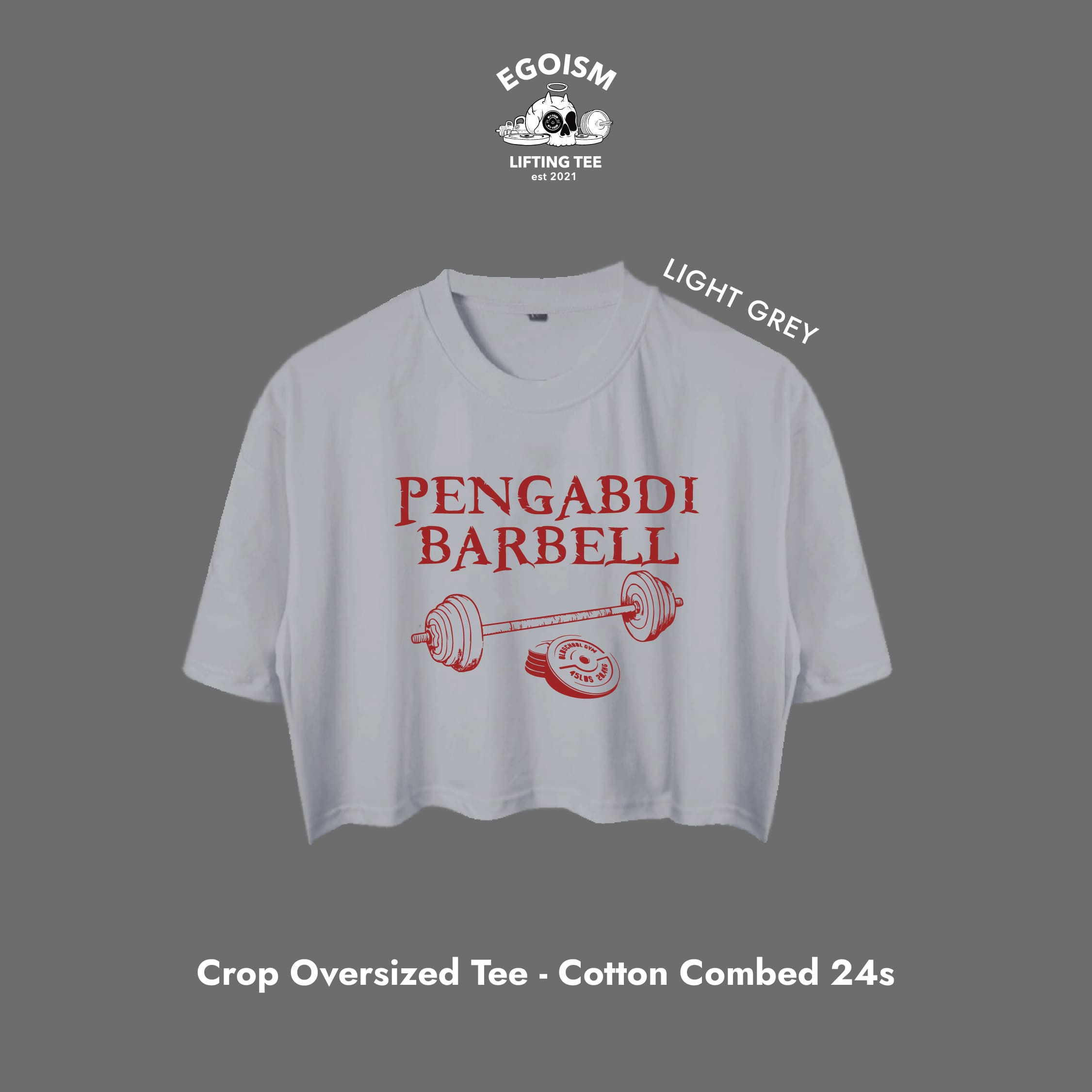 Pengabdi barbell tshirt 5