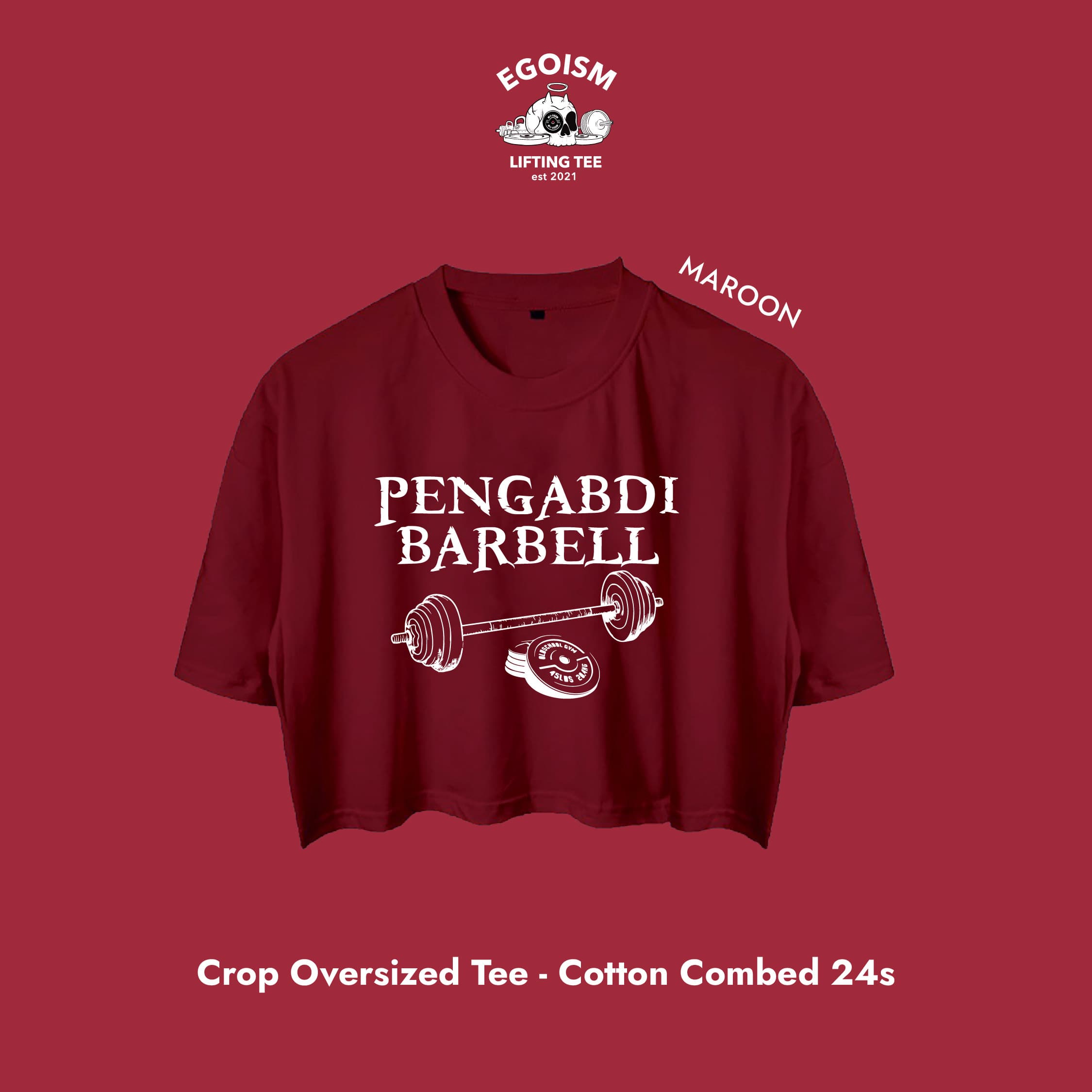Pengabdi barbell tshirt 6