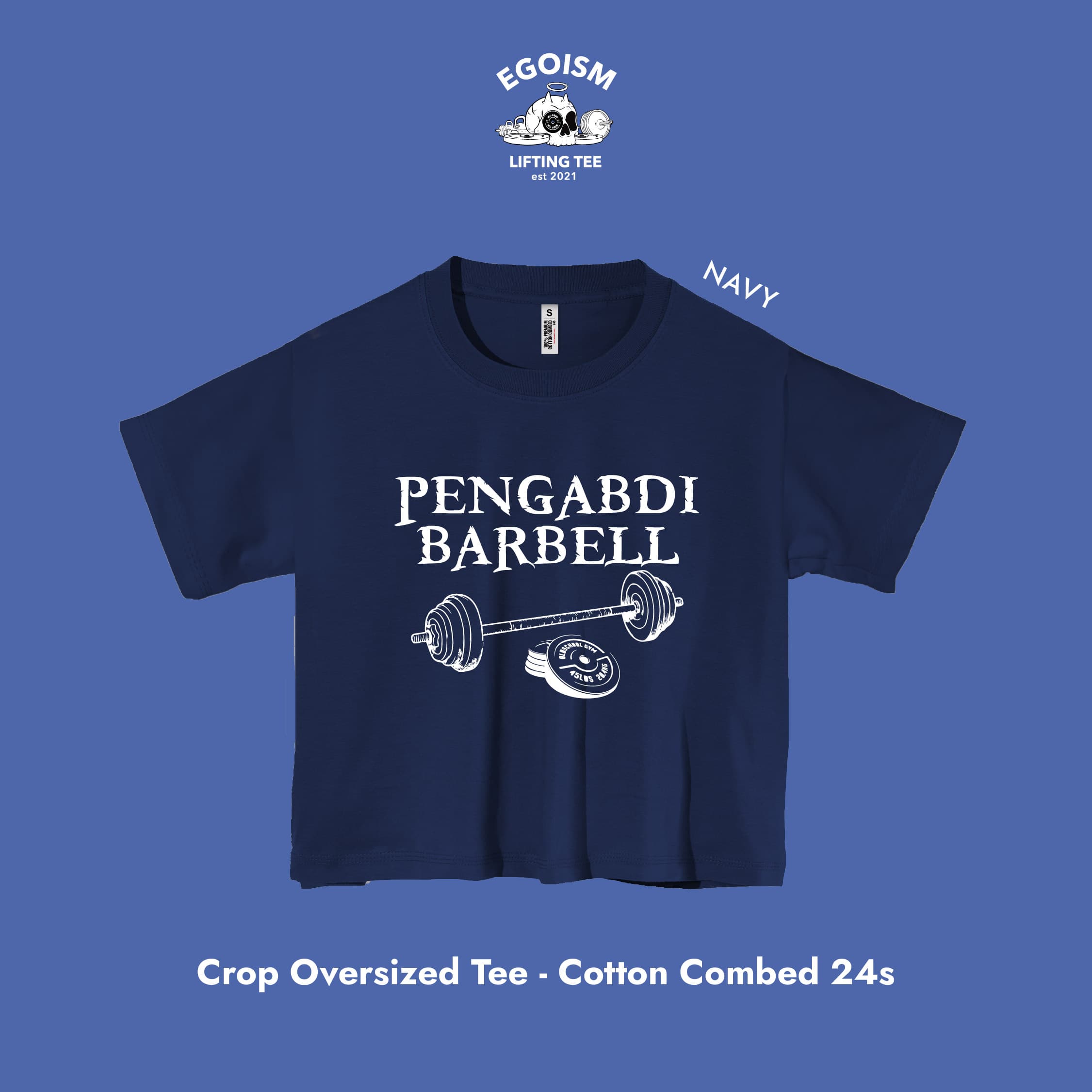 Pengabdi barbell tshirt 7