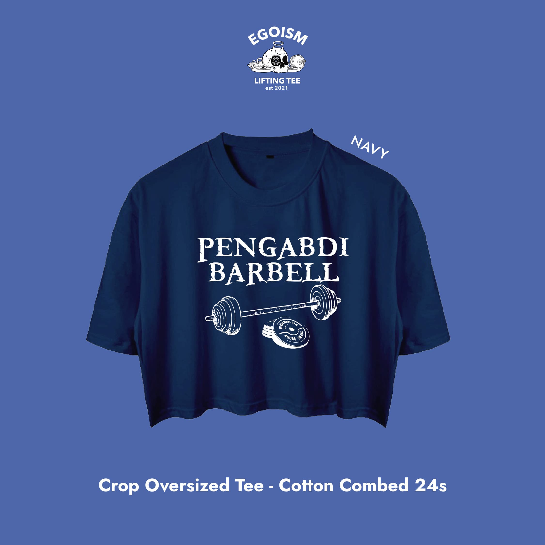 Pengabdi barbell tshirt 8