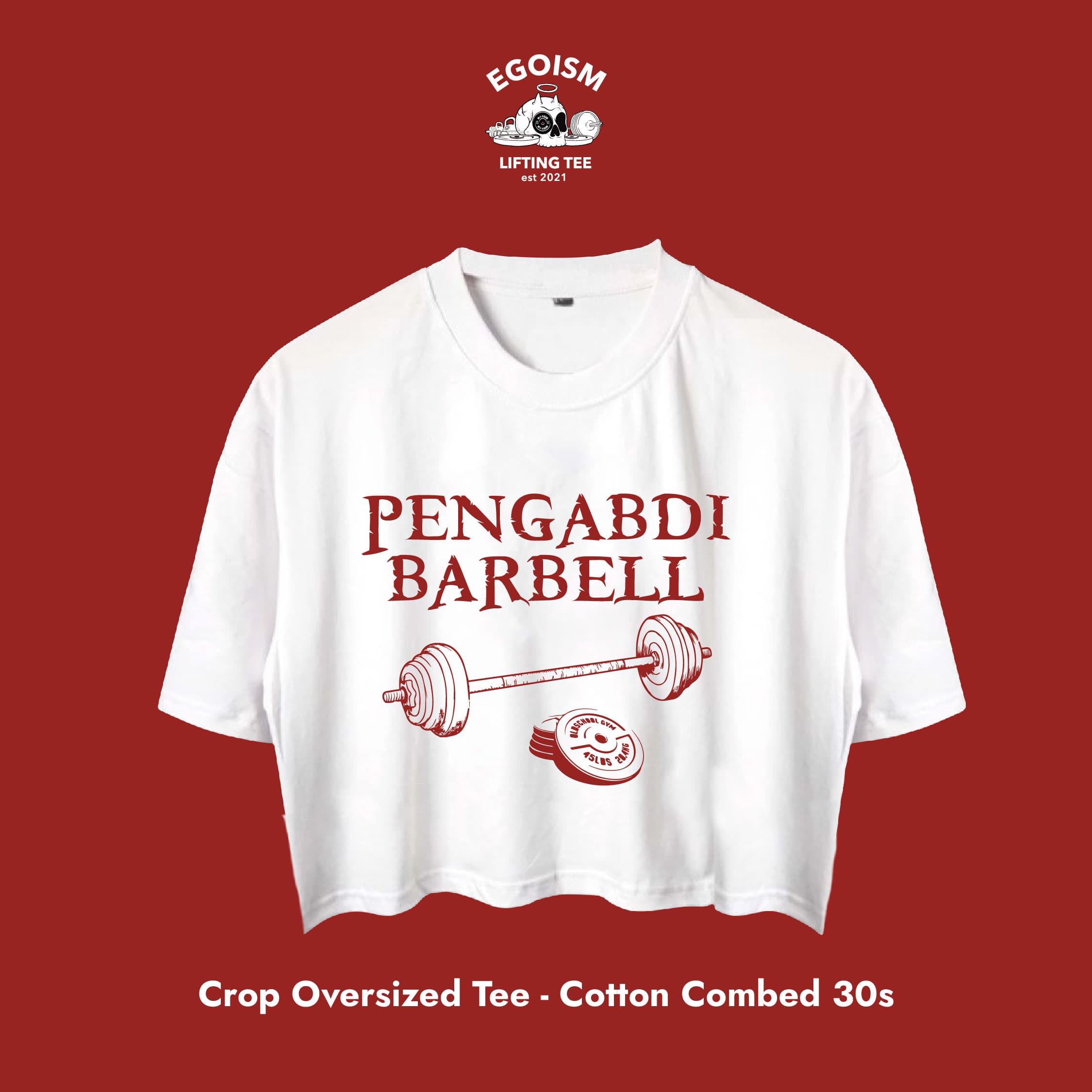 Pengabdi barbell tshirt 10