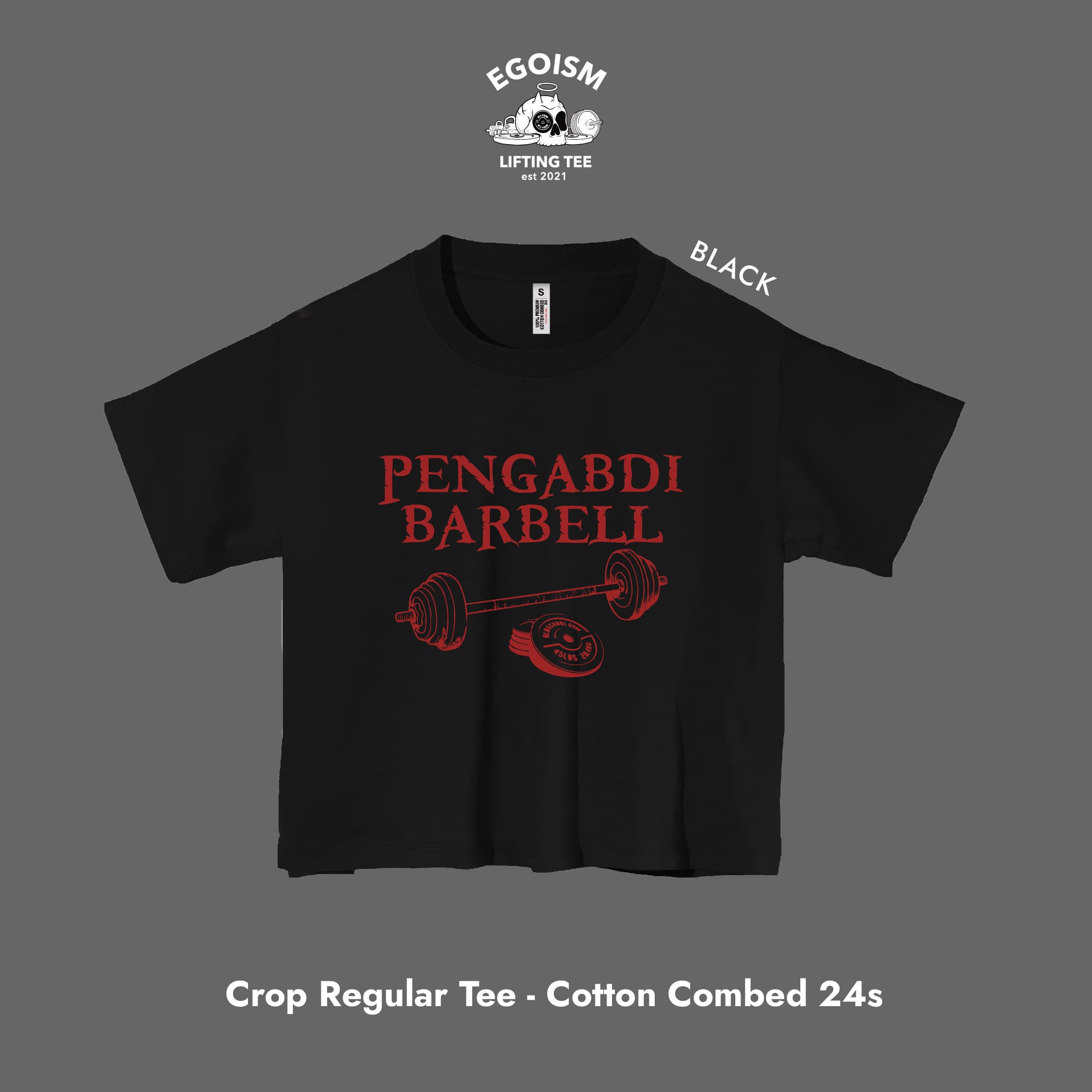 Pengabdi barbell tshirt 11