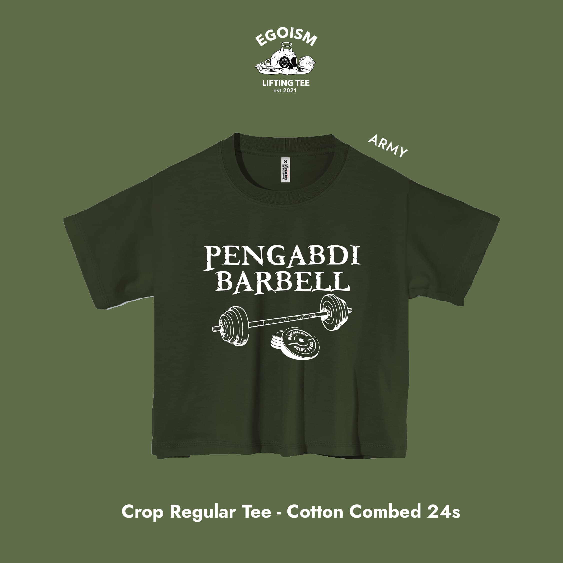 Pengabdi barbell tshirt 12