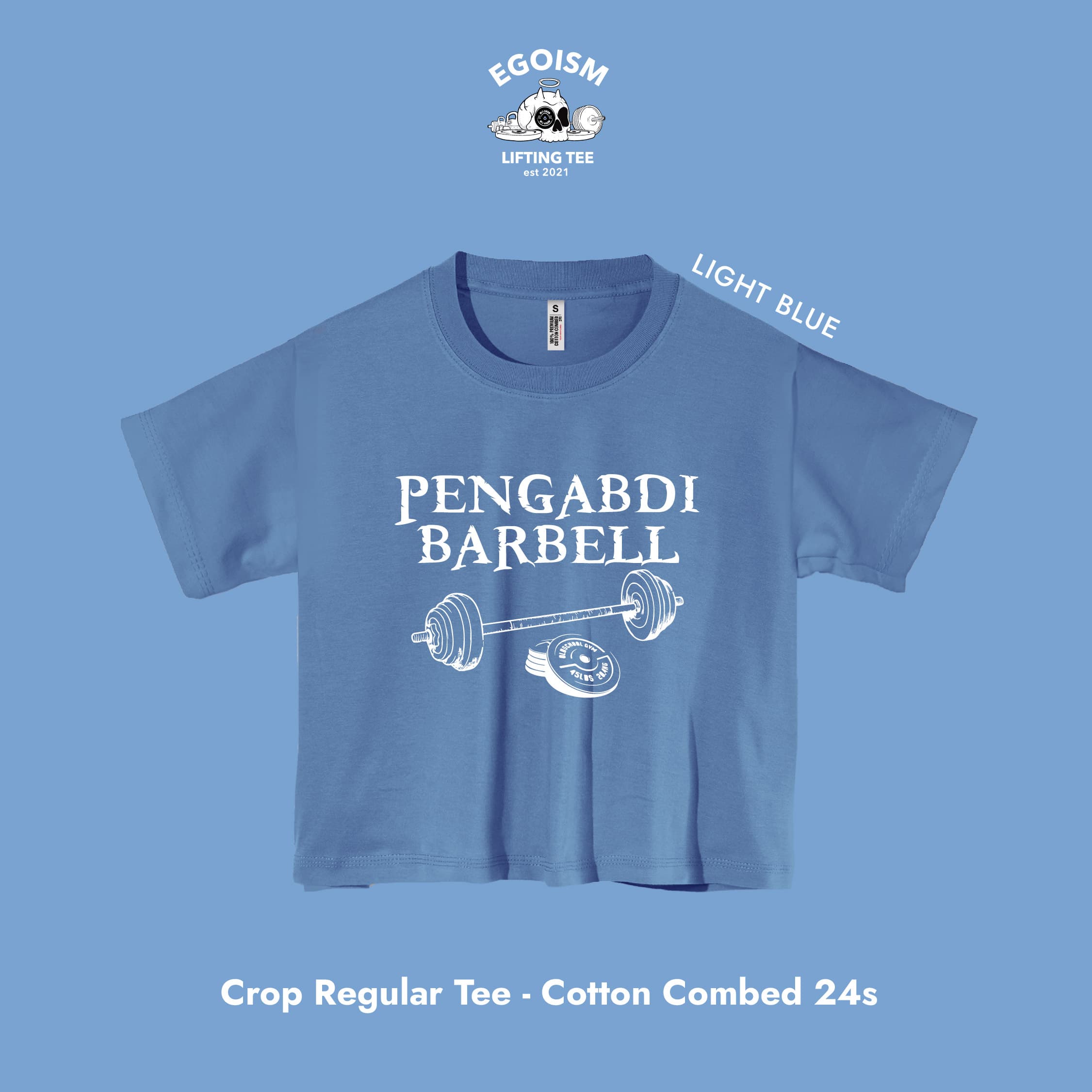Pengabdi barbell tshirt 16