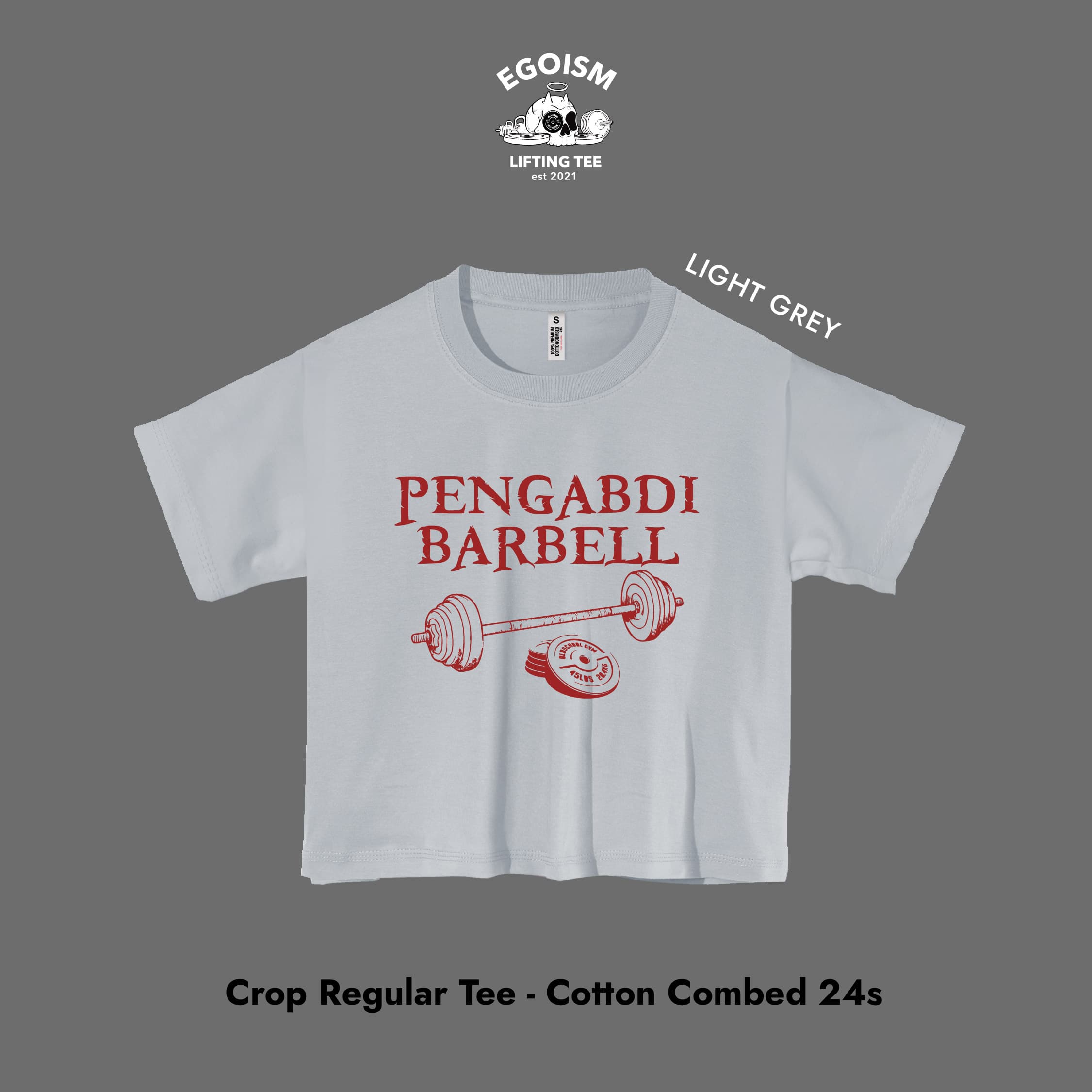Pengabdi barbell tshirt 22