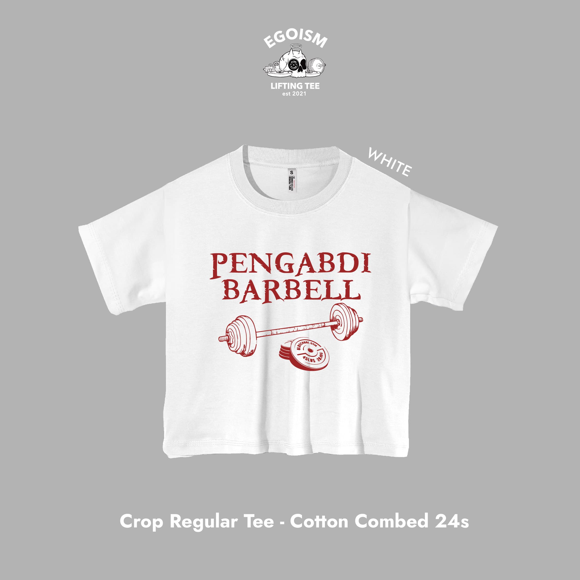 Pengabdi barbell tshirt 24