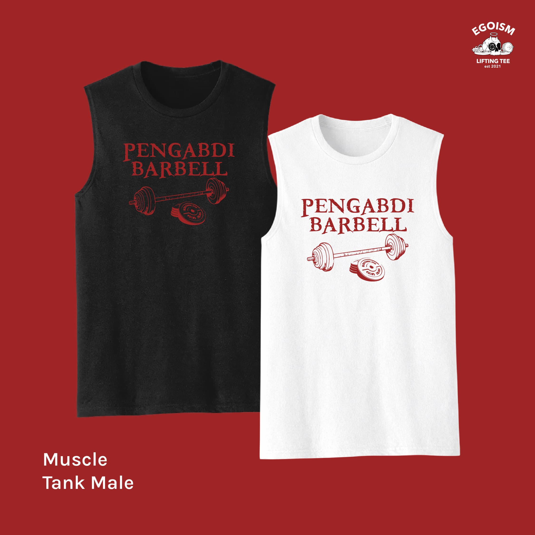 Pengabdi barbell tshirt 26