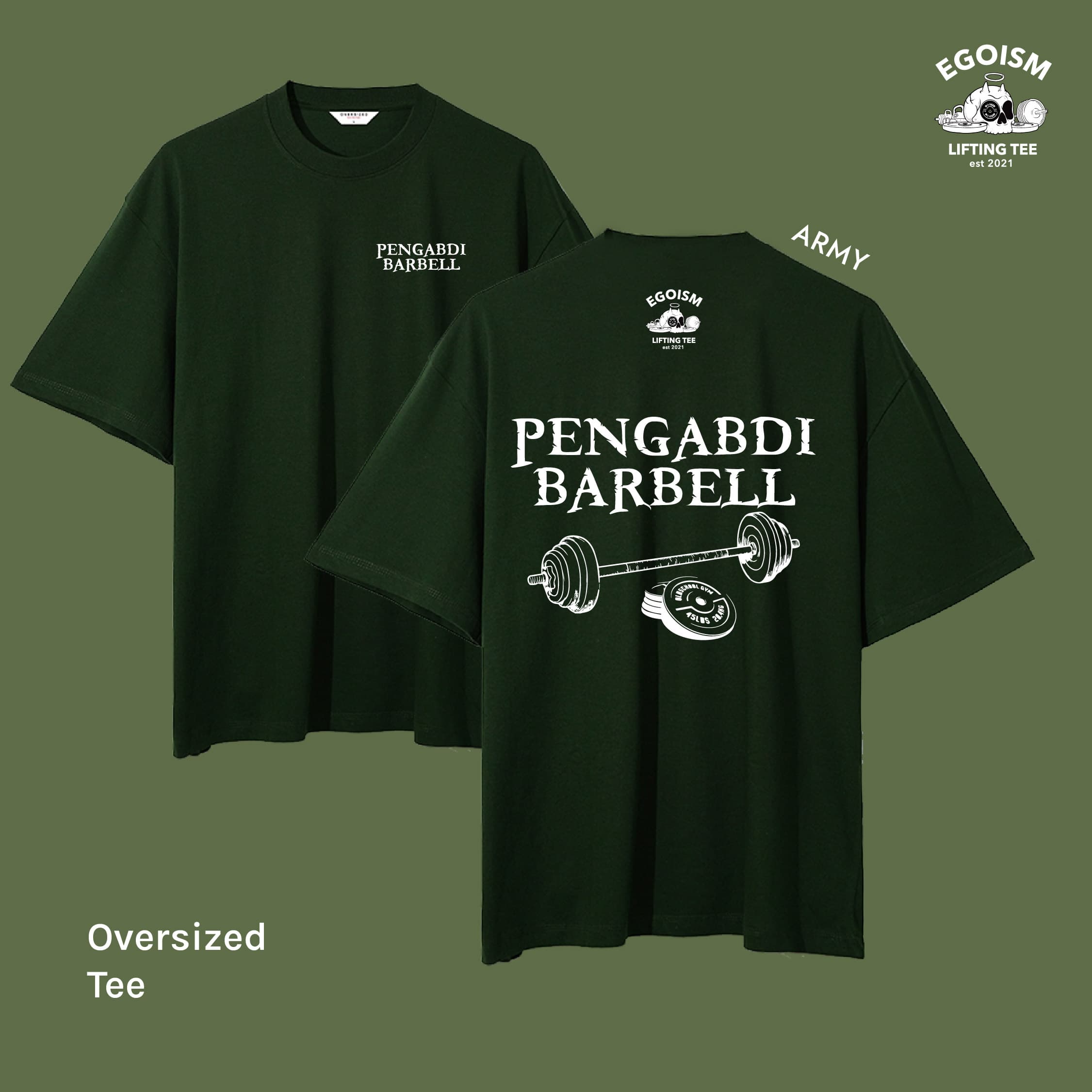 Pengabdi barbell tshirt 28