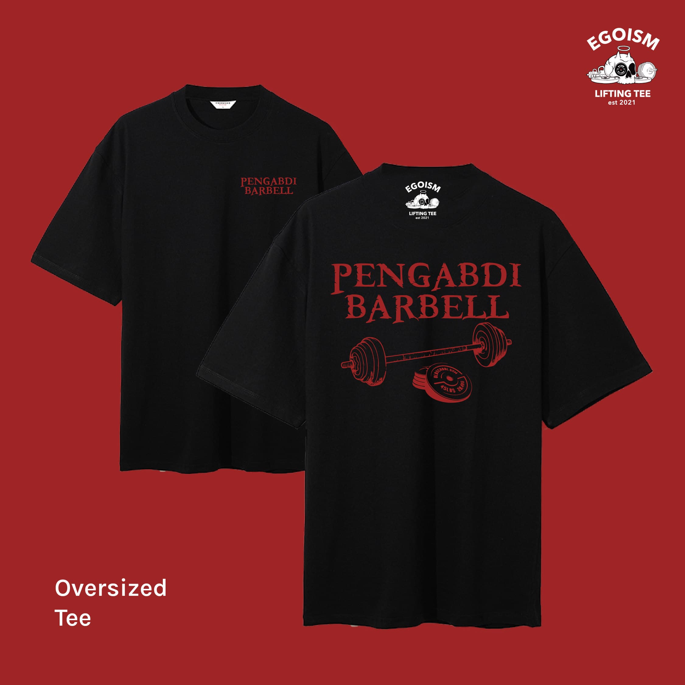 Pengabdi barbell tshirt 29