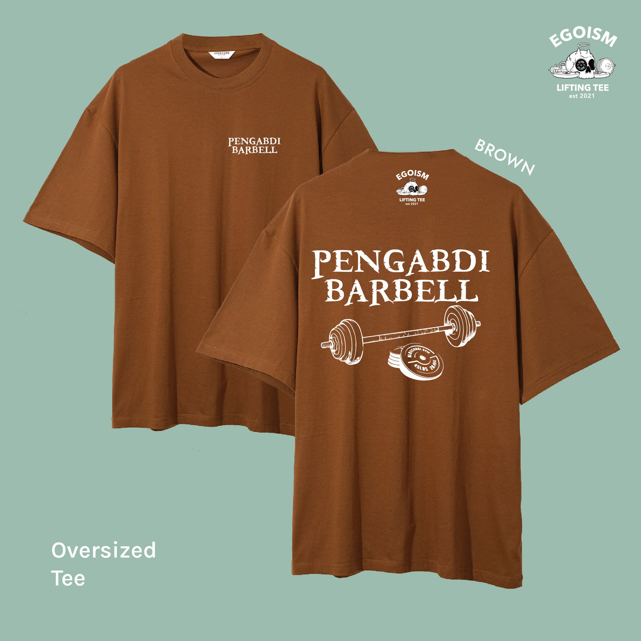 Pengabdi barbell tshirt 33